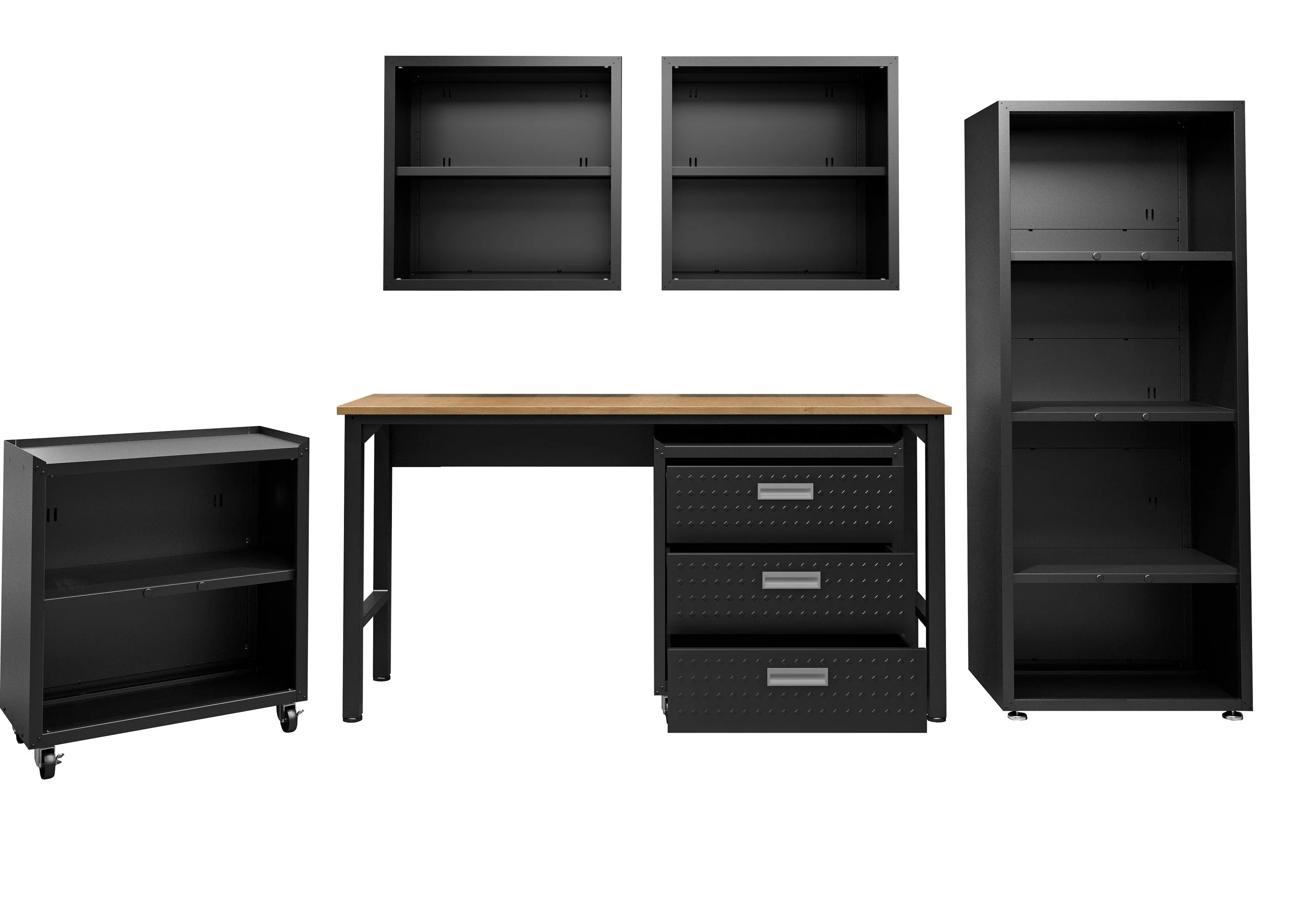 Fortress 6-Piece Garage Set in Charcoal Grey - Image 4
