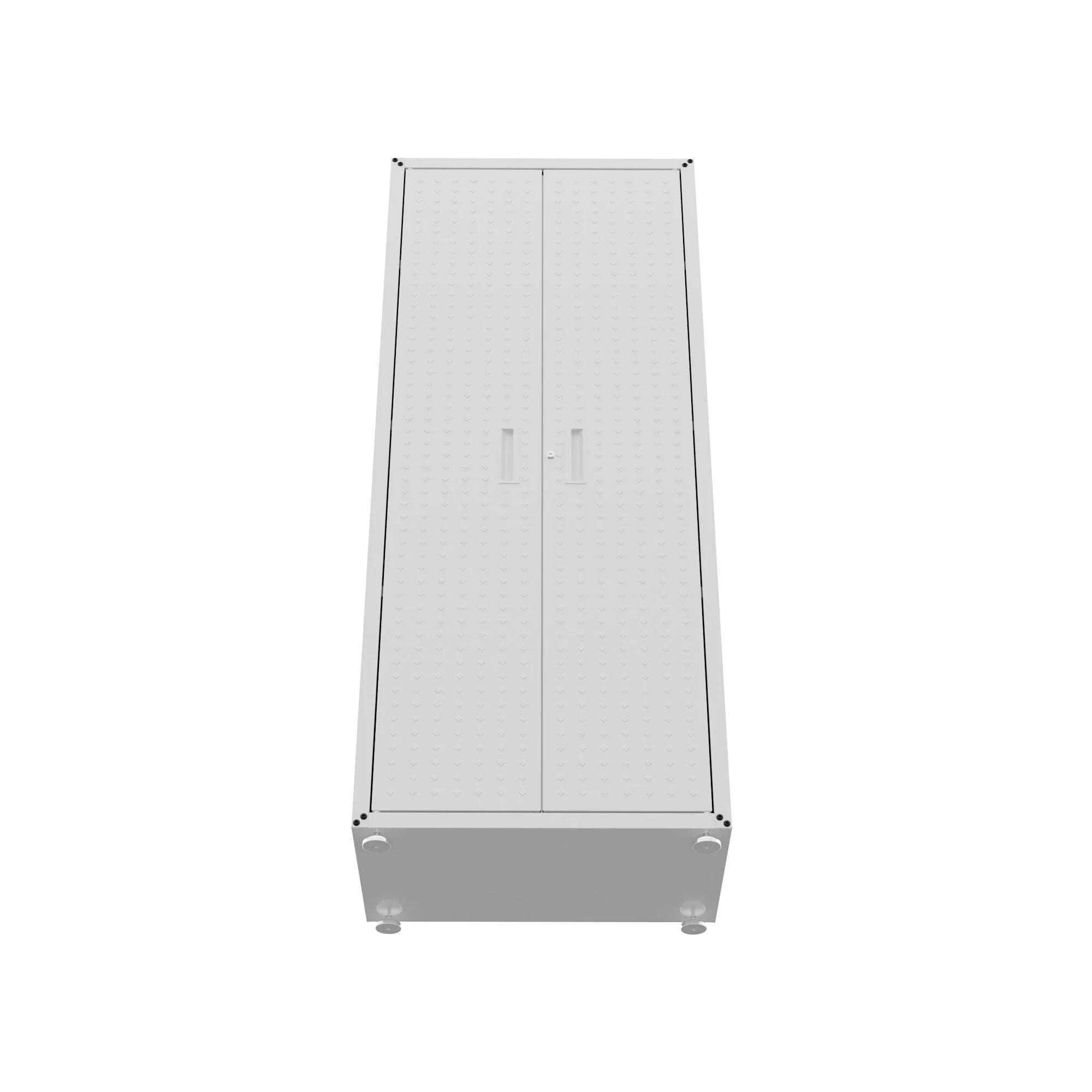 Fortress 74.8" Tall Garage Cabinet in White - Image 6
