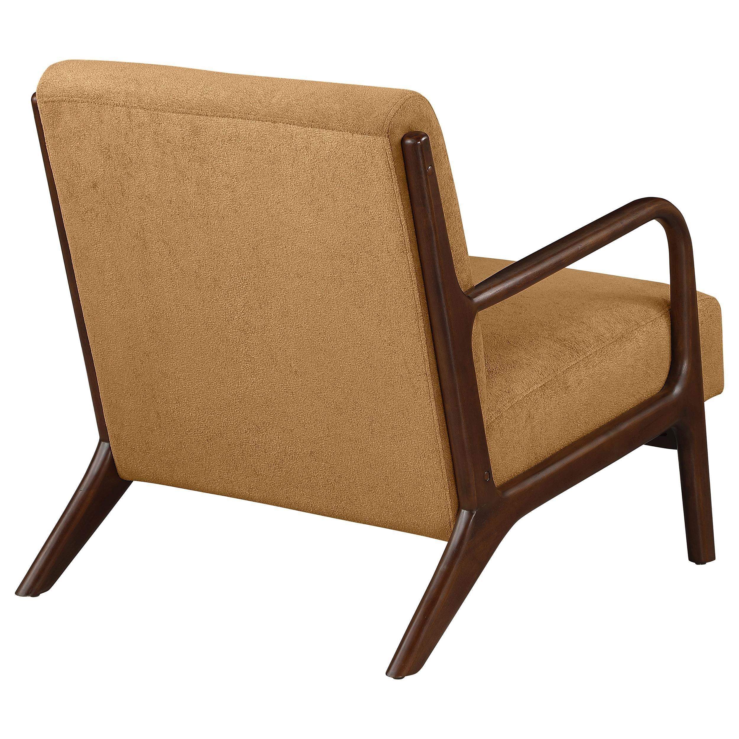Foster Honey Upholstered Wood Frame Accent Chair - Image 6