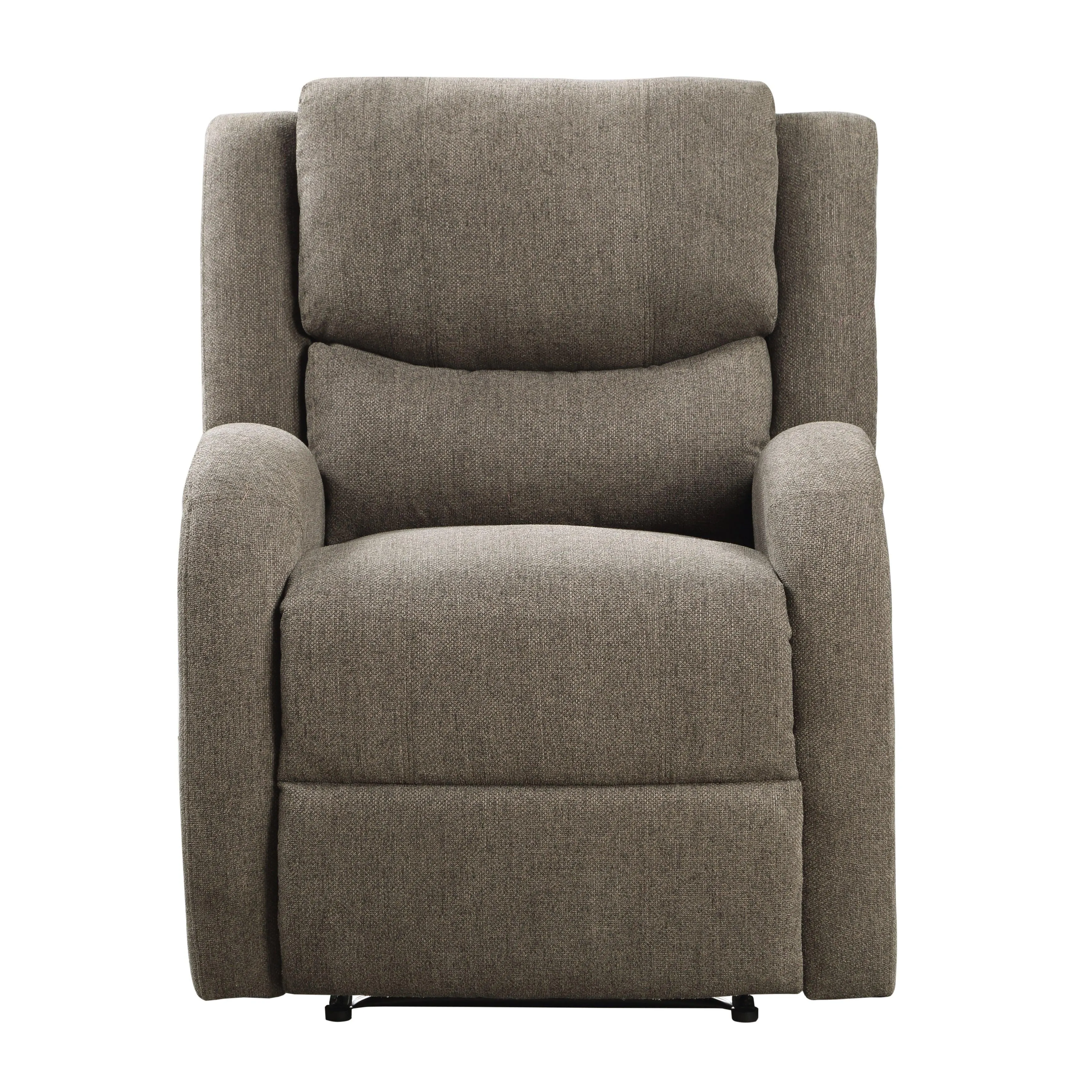 Foxcroft Brown Chenille Power Reclining Chair - Image 7