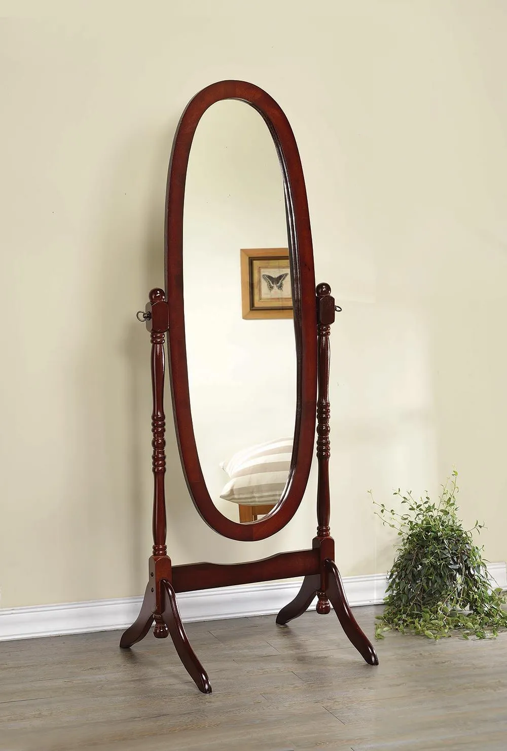 Foyet Merlot Oval Cheval Mirror - Image 2
