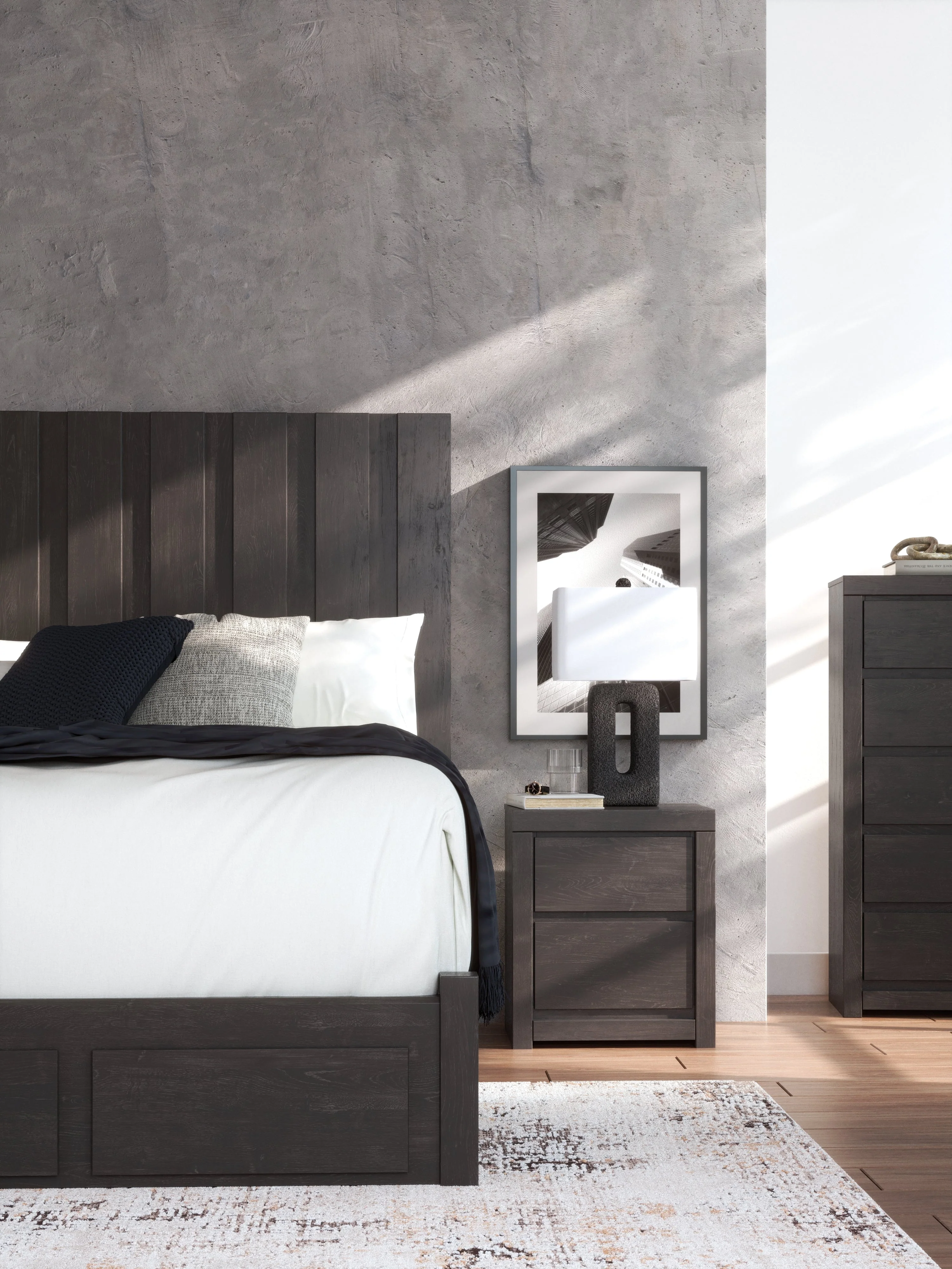 Fraluna Charcoal Nightstand - Image 12