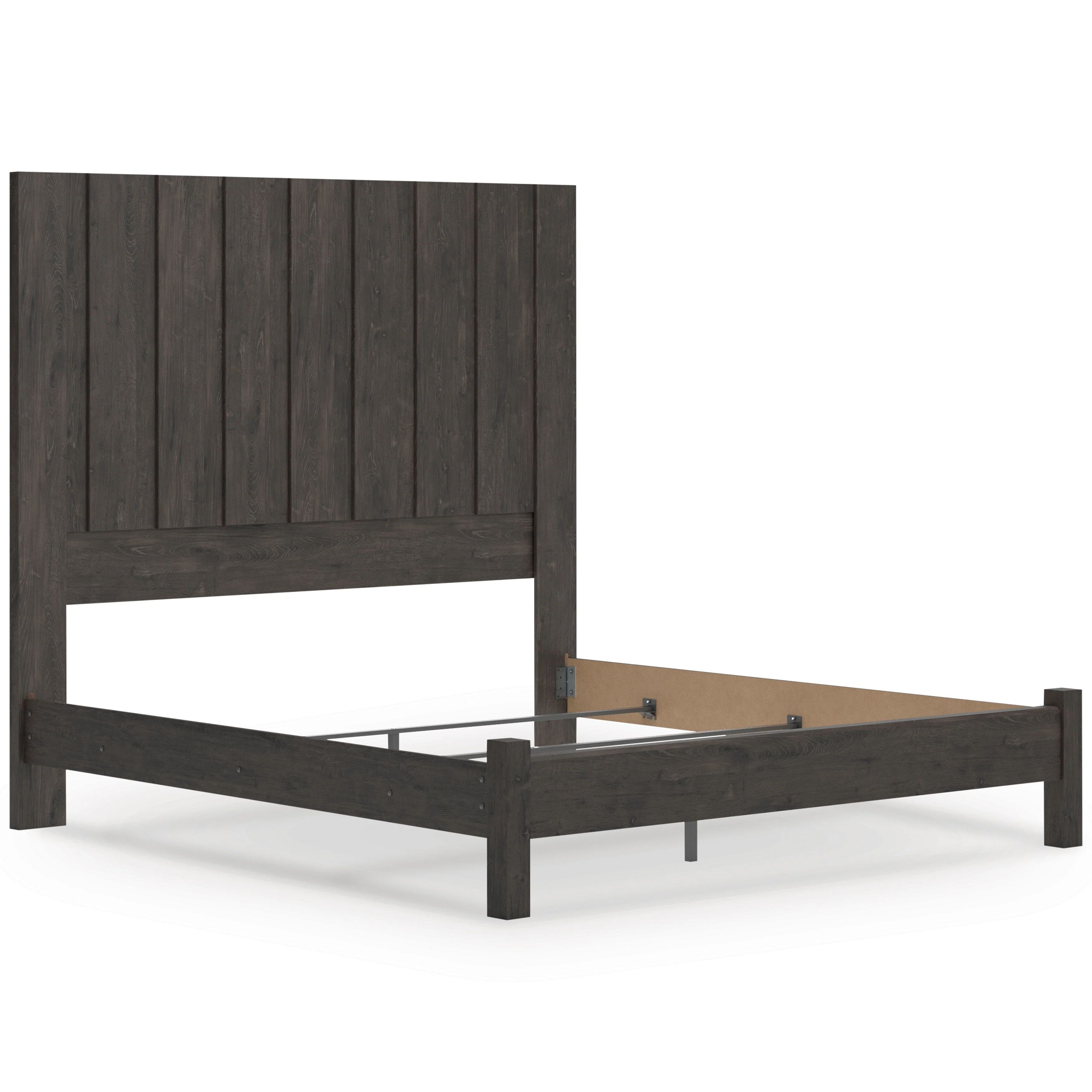 Fraluna Charcoal Panel Bedroom Set - Image 3