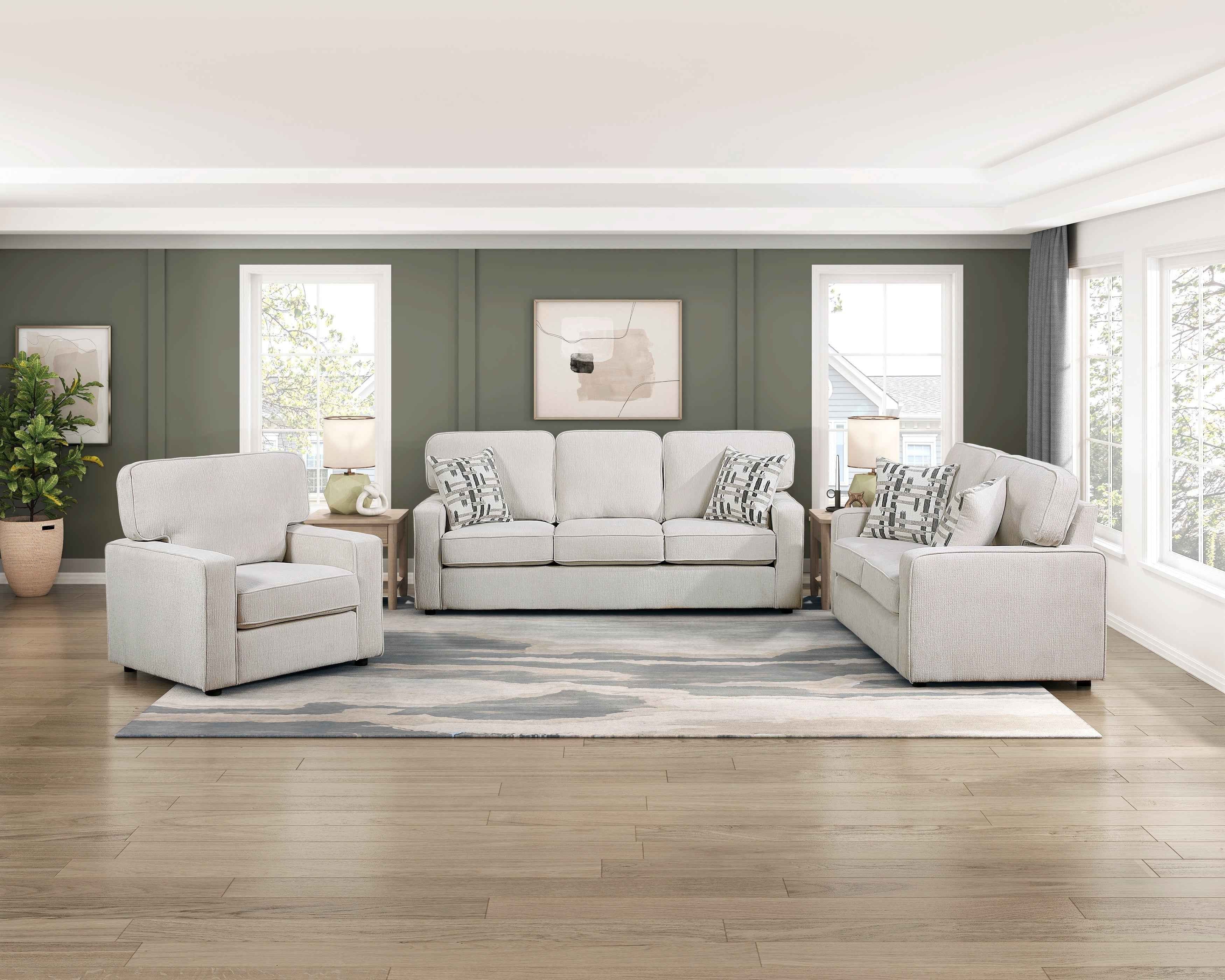 Frances Beige Living Room Set