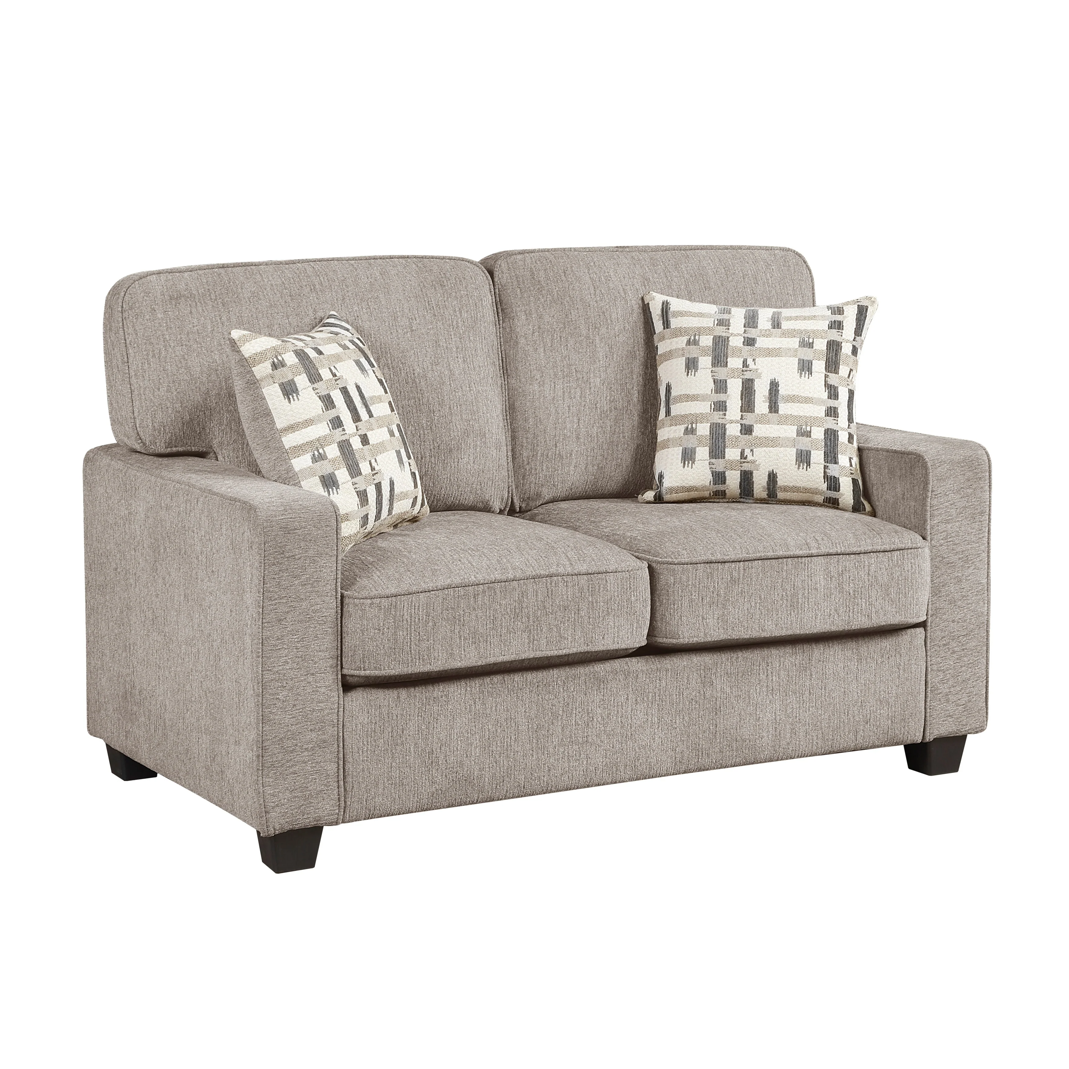 Frances Brown Loveseat - Image 2