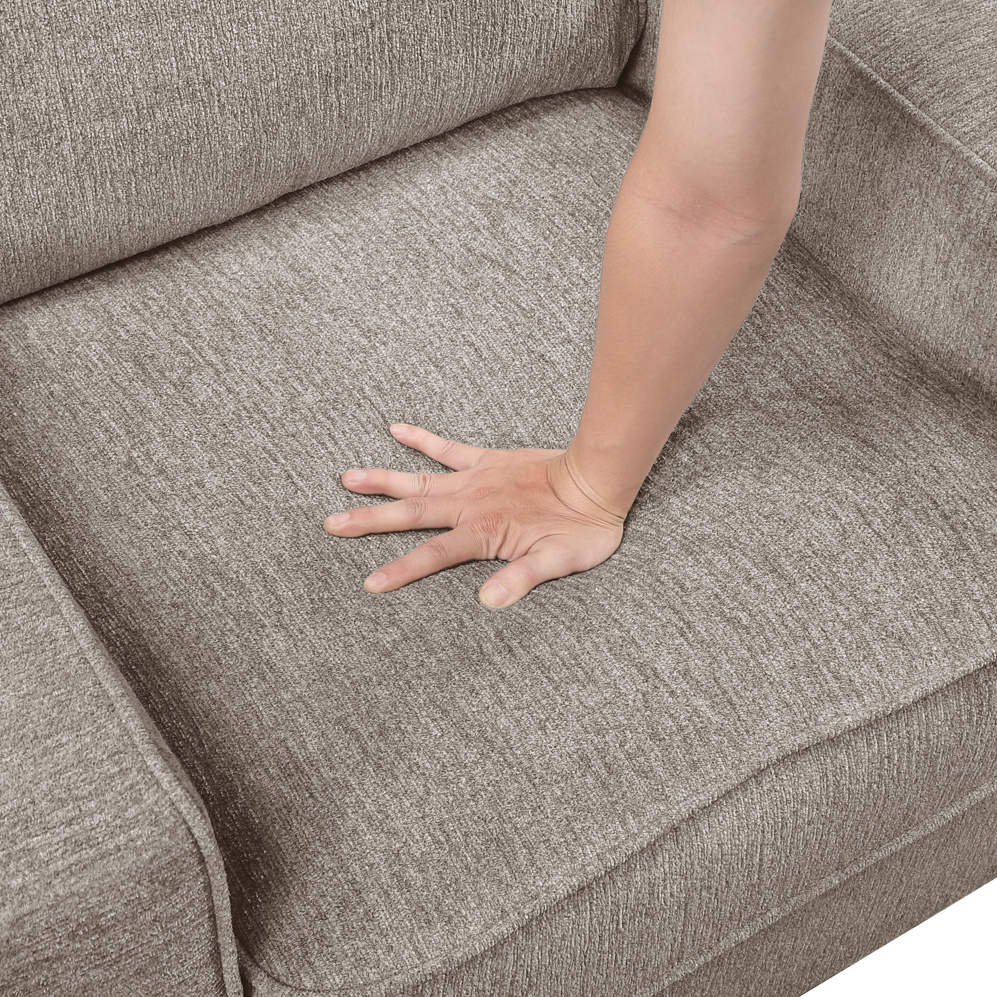 Frances Brown Loveseat - Image 7