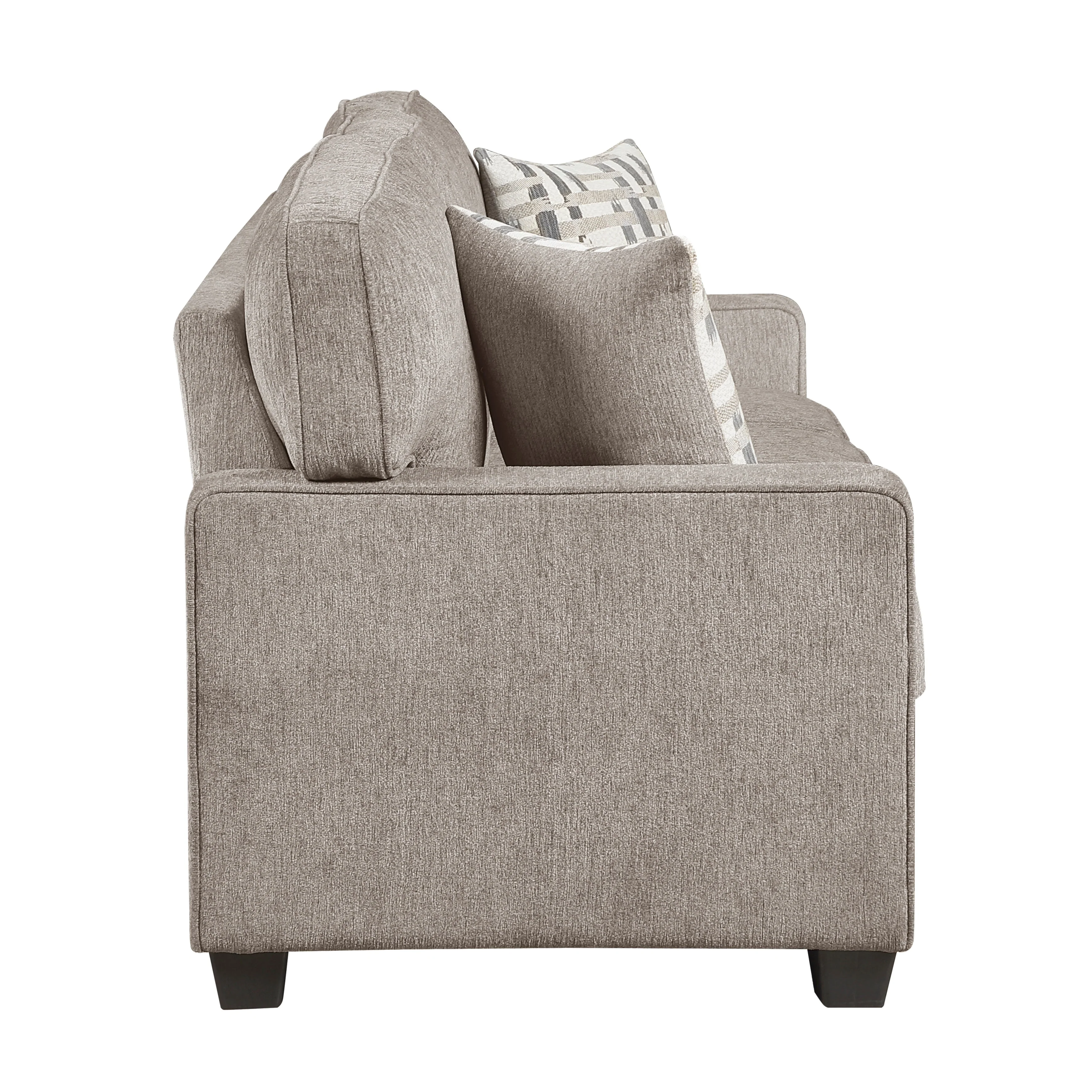 Frances Brown Sofa and Loveseat - Image 5