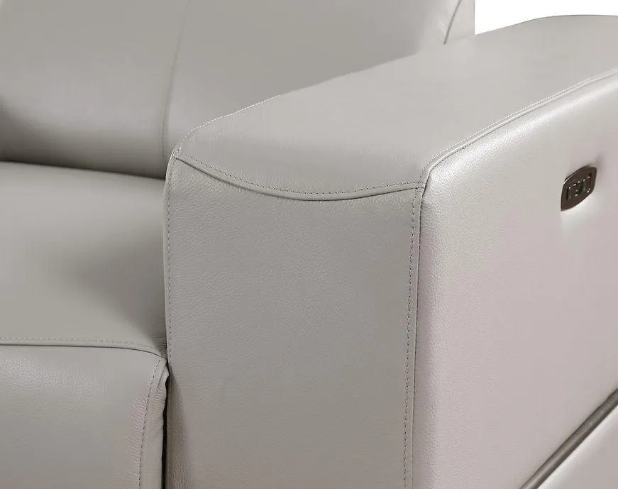 Franco Light Grey 6-Piece 2 Power Reclining Sectional [Special Price] - Image 9