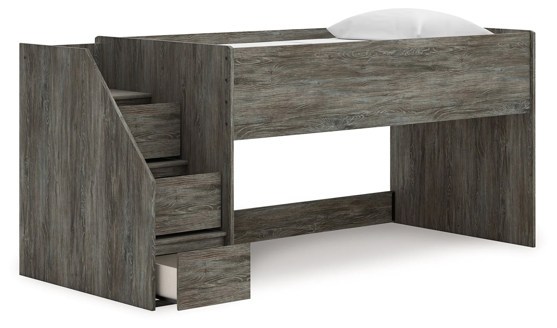 Frandern Gray Twin Loft Bed - Image 3