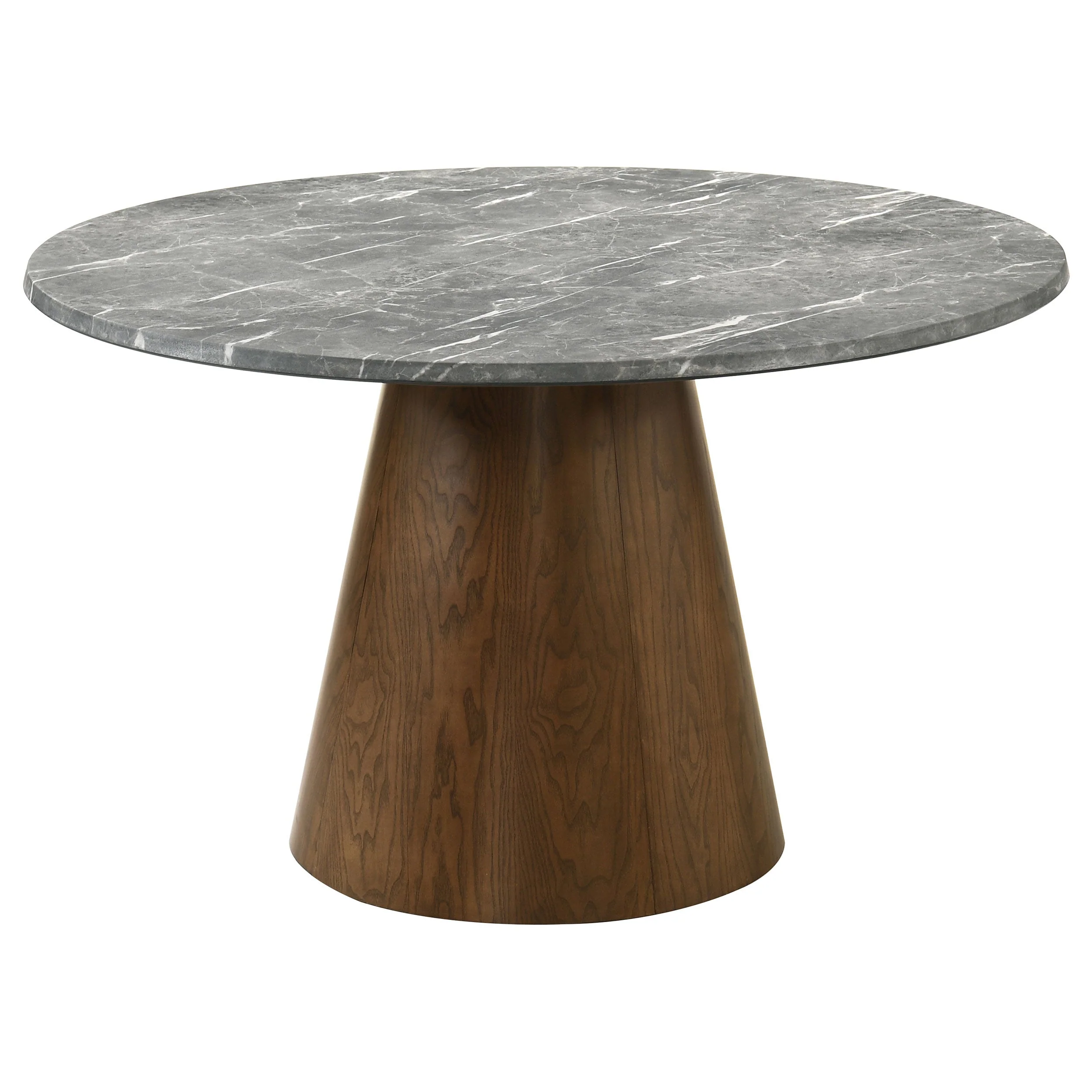 Franklin Dark Oak 59-inch Round Dining Table - Image 2