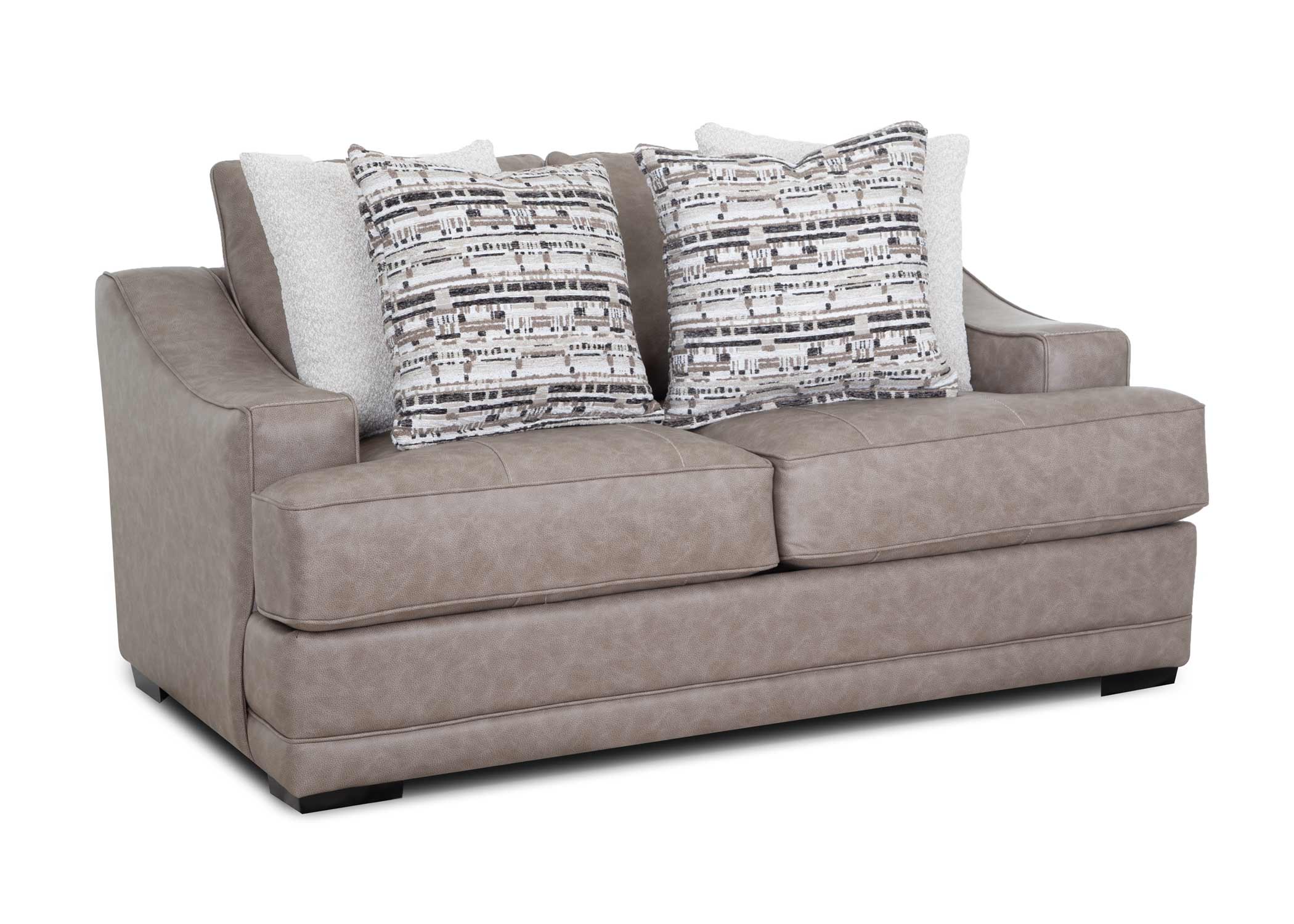 Franklin Duvall Greige Oversized Sofa & Loveseat - Image 2