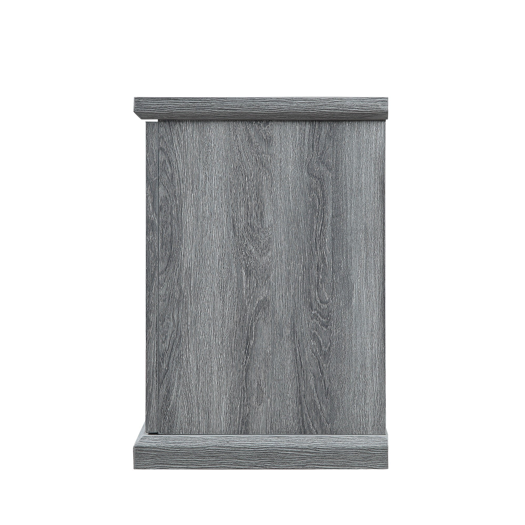 Franklin Fireplace in Grey - Image 6