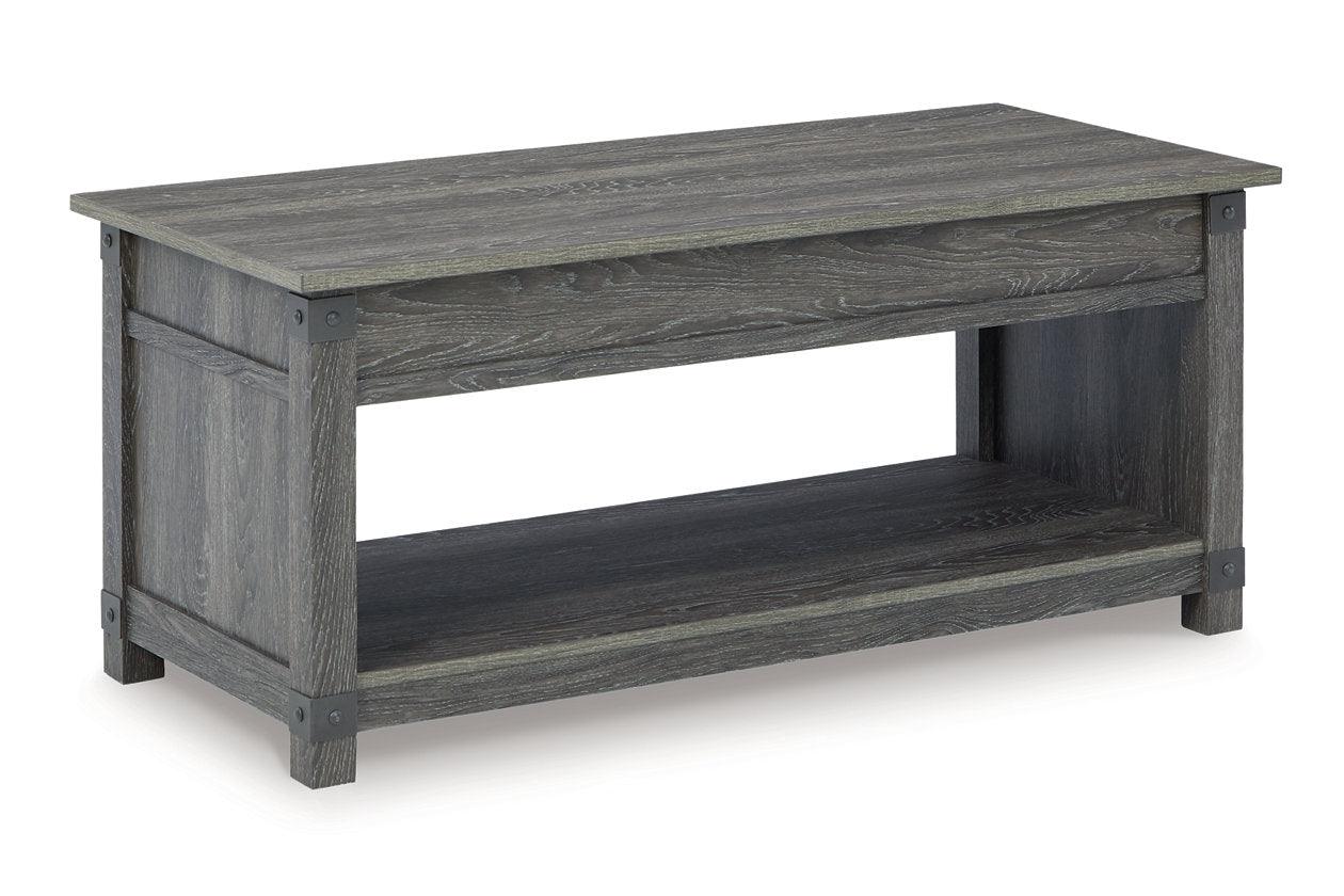 Freedan Grayish Brown Coffee Table and 2 End Tables - Image 4
