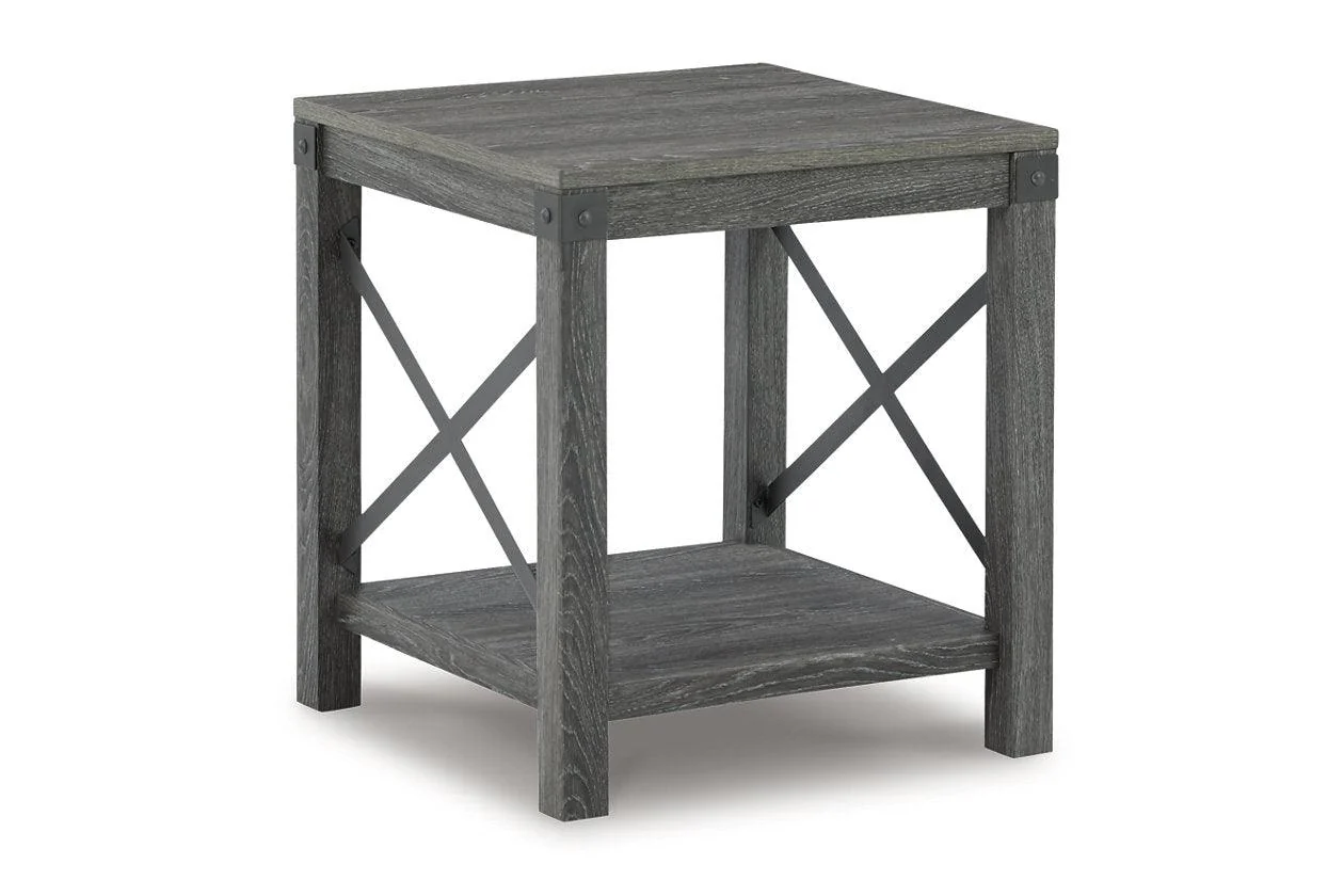 Freedan Grayish Brown Coffee Table and 2 End Tables - Image 5