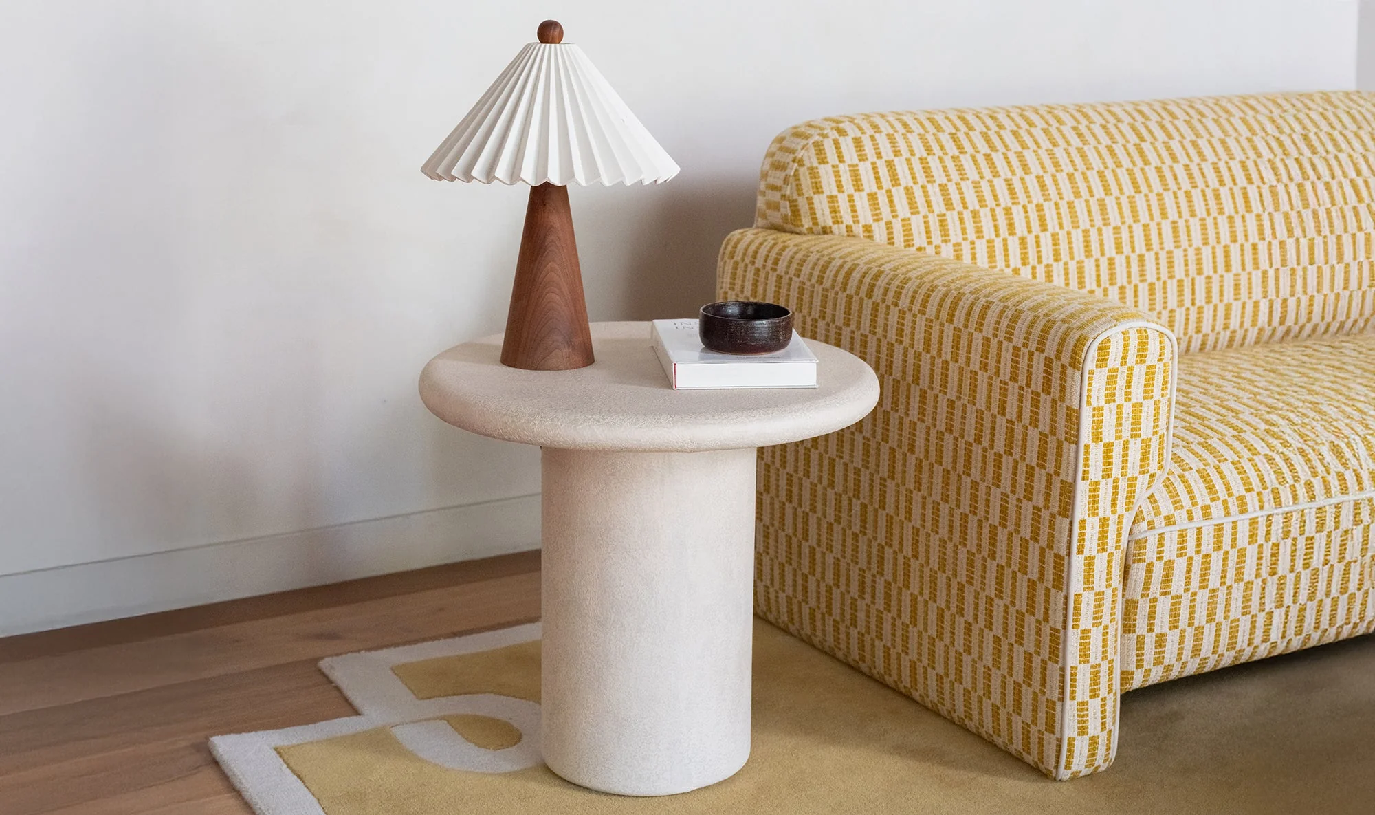 Frida Outdoor Side Table Cream - Image 7