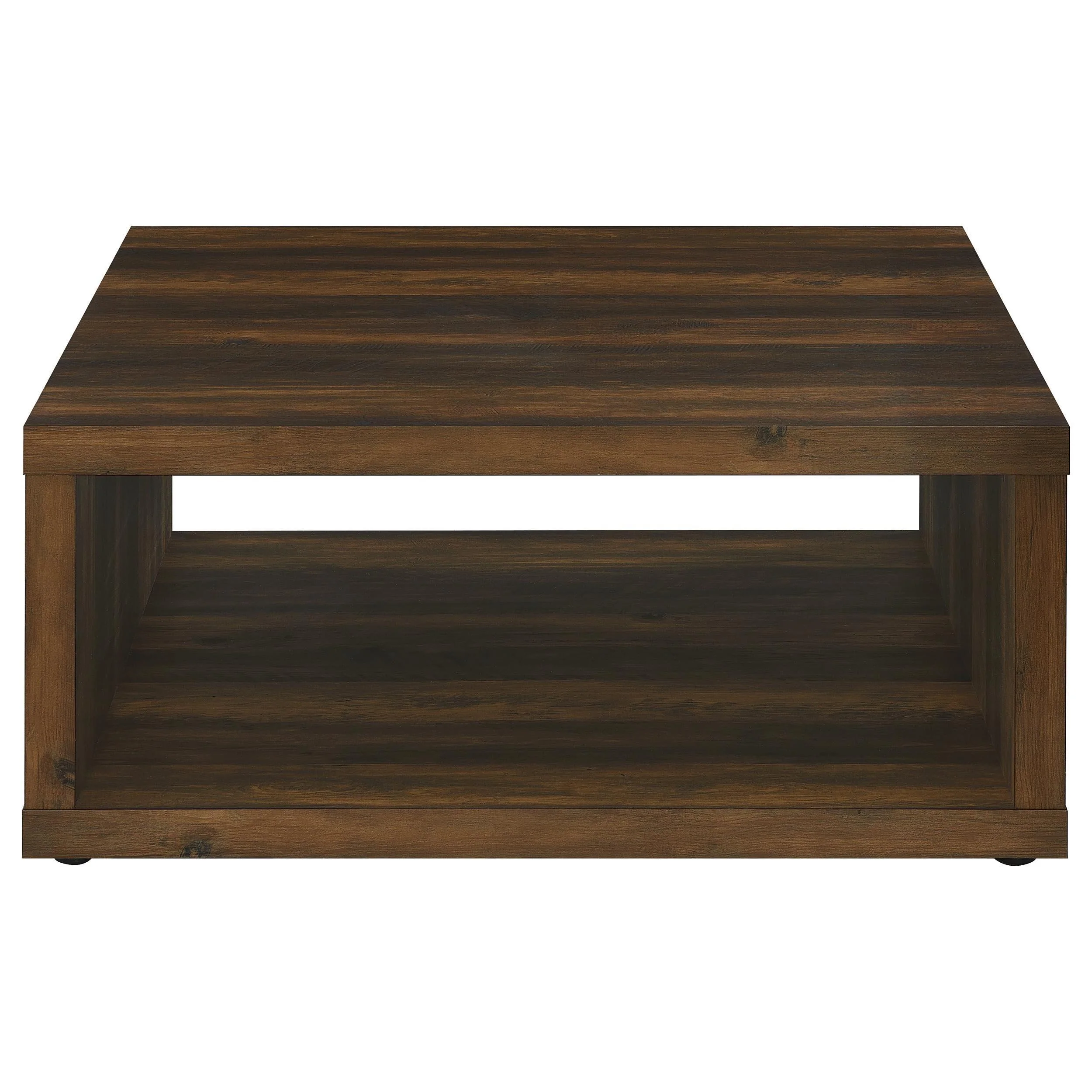 Frisco Square Engineered Wood Coffee Table Dark Pine - Image 2