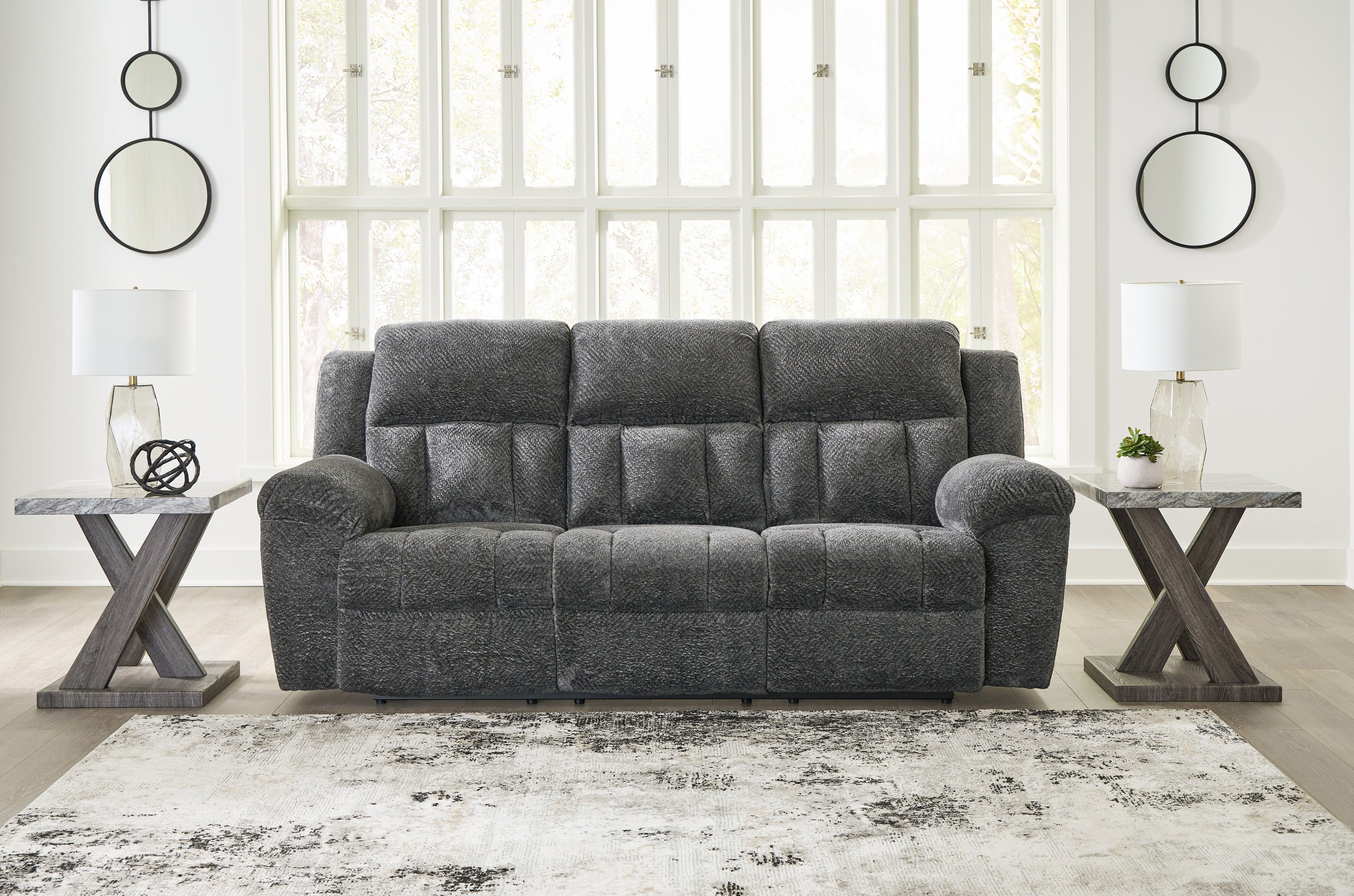 Frohn Graphite Manual Reclining Sofa