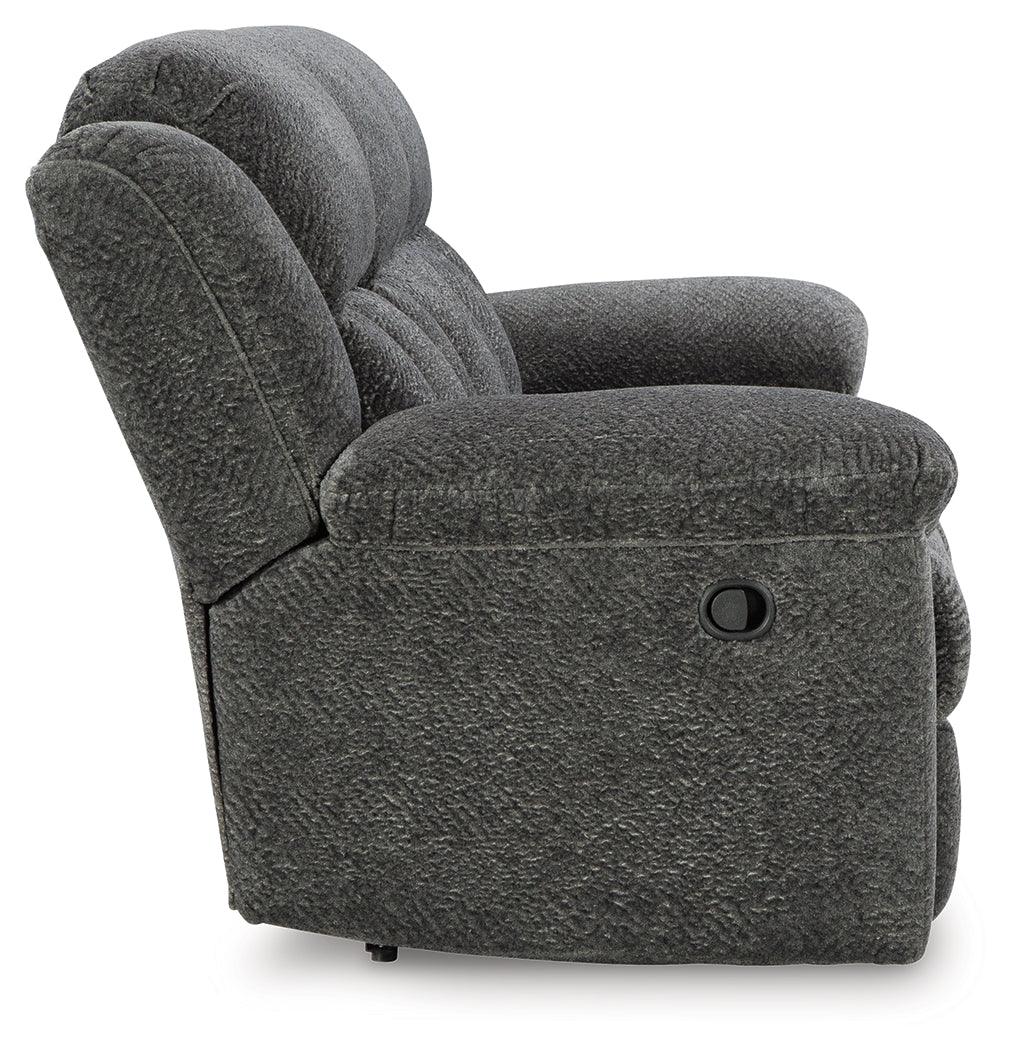 Frohn Graphite Manual Reclining Sofa - Image 5