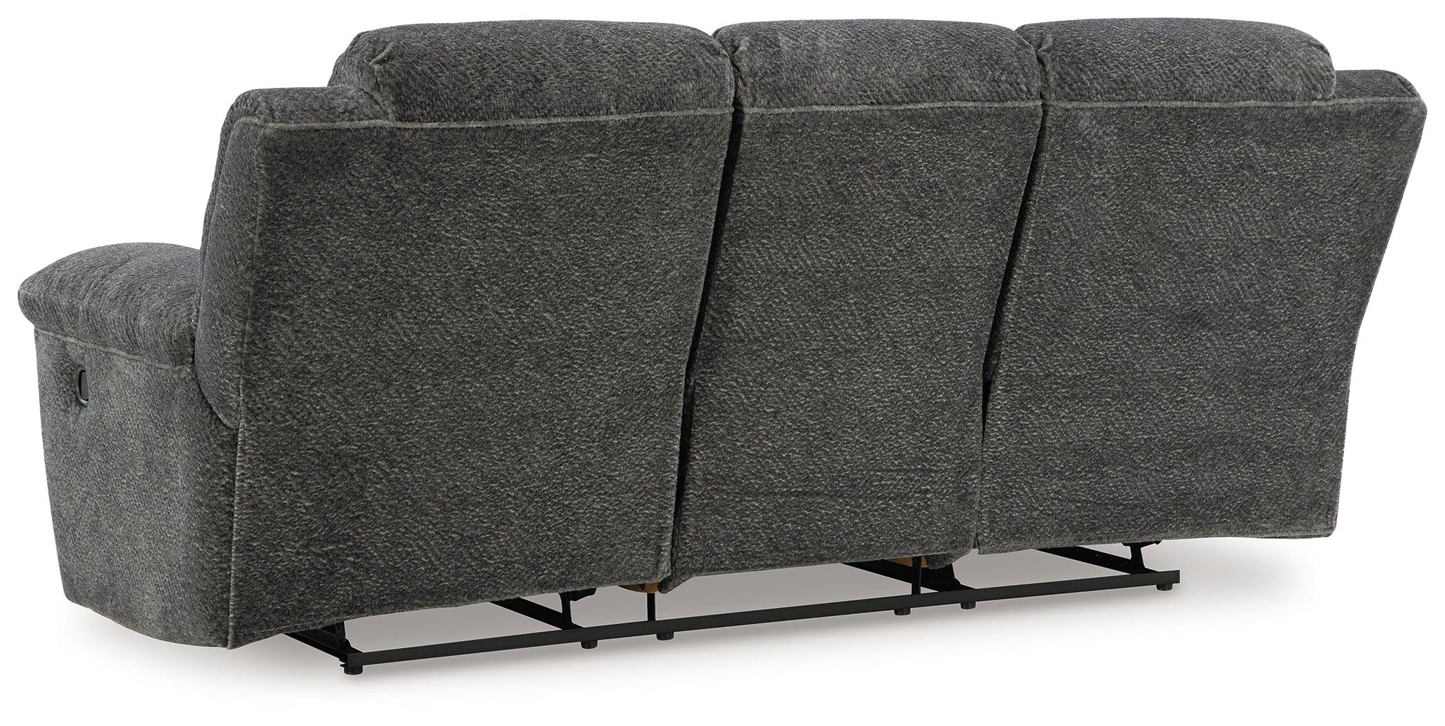 Frohn Graphite Manual Reclining Sofa - Image 6