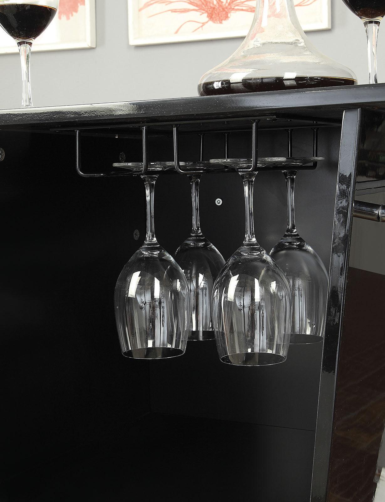 Fuero Black/Chrome Bar Table - Image 3