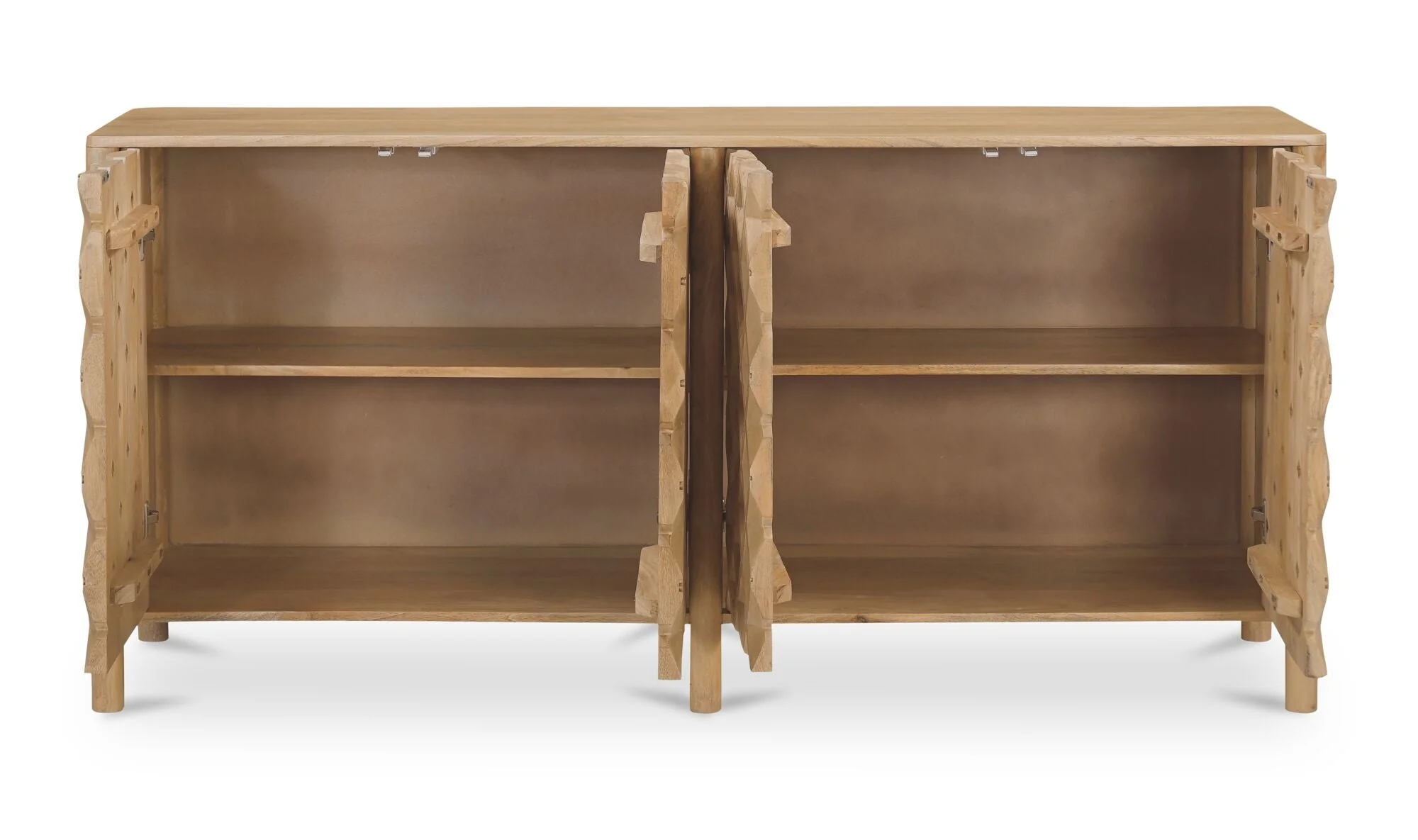 Fulton 4 Door Sideboard Natural - Image 4