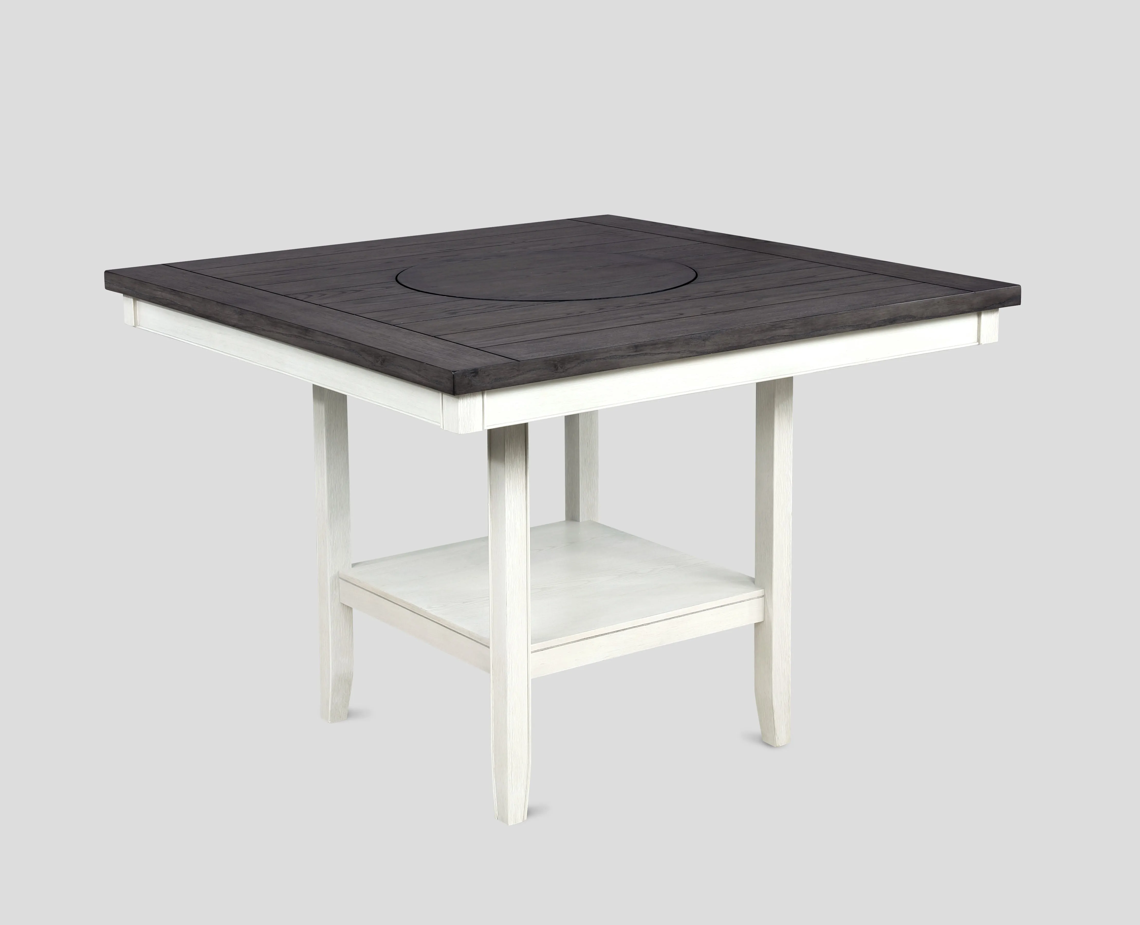 Fulton Chalk and White Counter Height Table