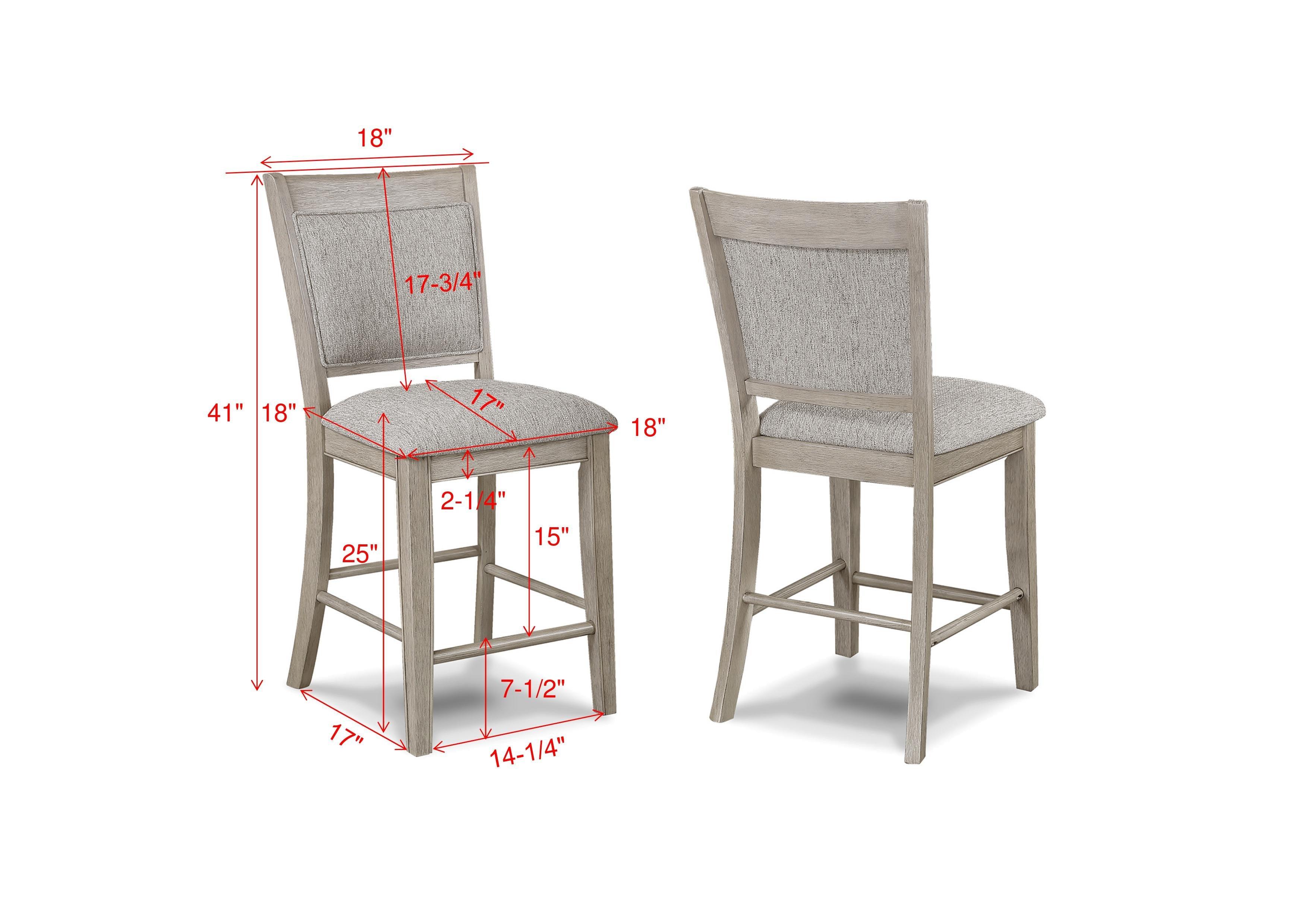 Fulton White Oak Counter Height Dining Set - Image 10