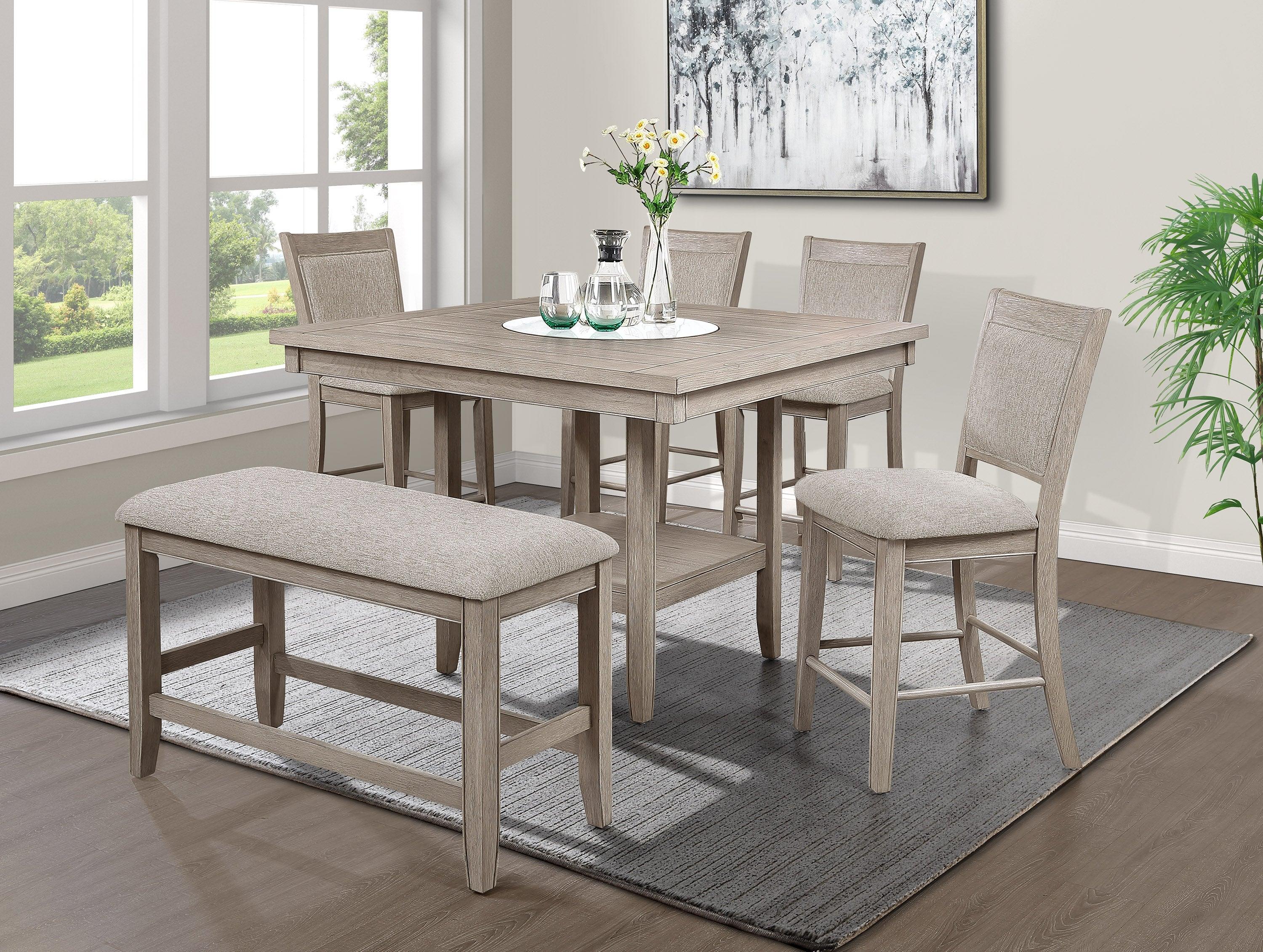 Fulton White Oak Counter Height Dining Set - Image 2