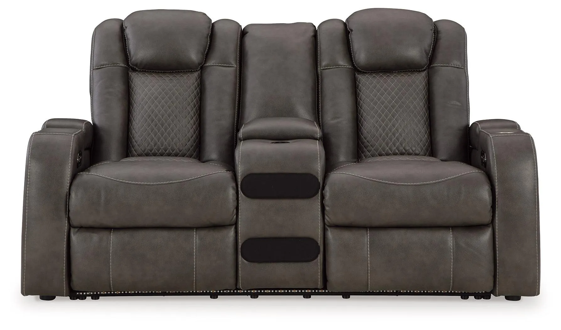 Fyne-Dyme Shadow Dual Power Reclining Loveseat with Audio Console - Image 15