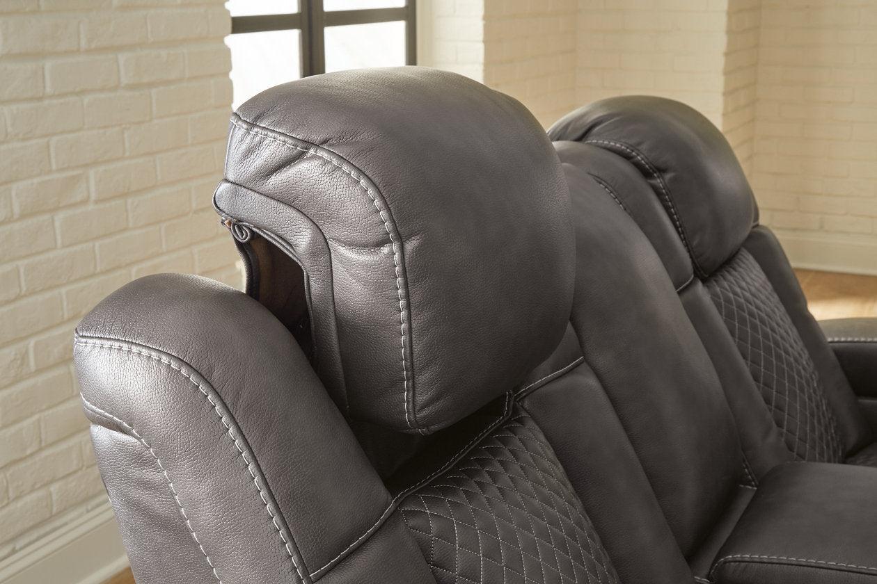 Fyne-Dyme Shadow Power Reclining Sofa and Loveseat - Image 9