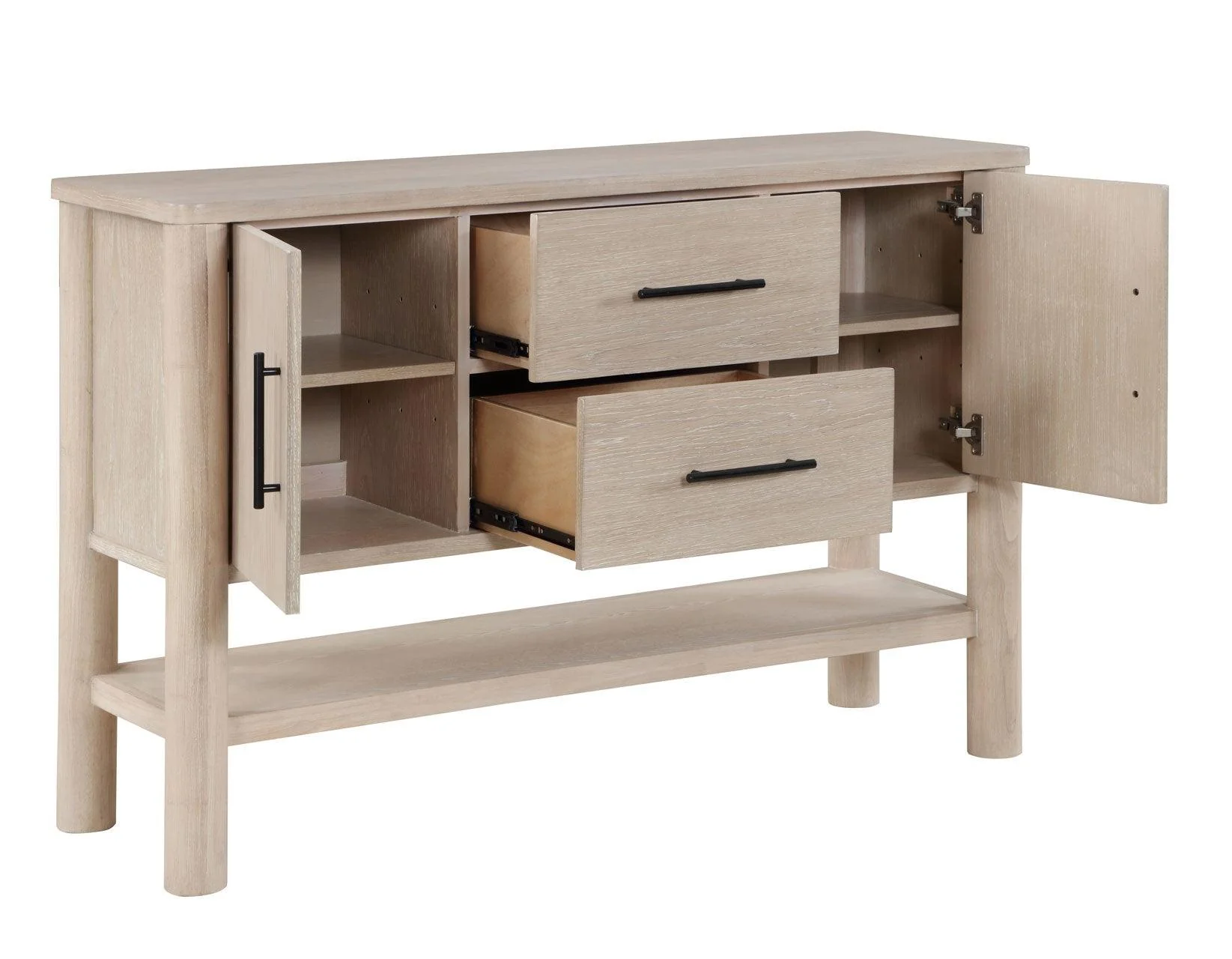 Gabby Beige 4-Drawers Console - Image 4
