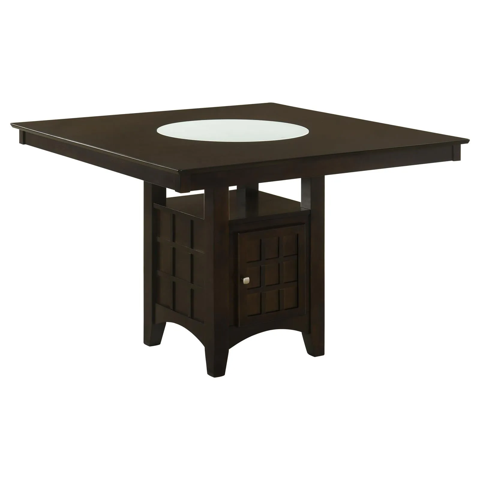 Gabriel Cappuccino and Tan Square Counter Height Dining Set - Image 3