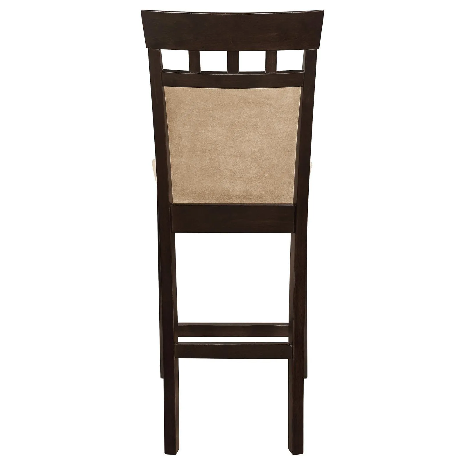 Gabriel Cappuccino and Tan Upholstered Counter Height Stools, Set of 2 - Image 7