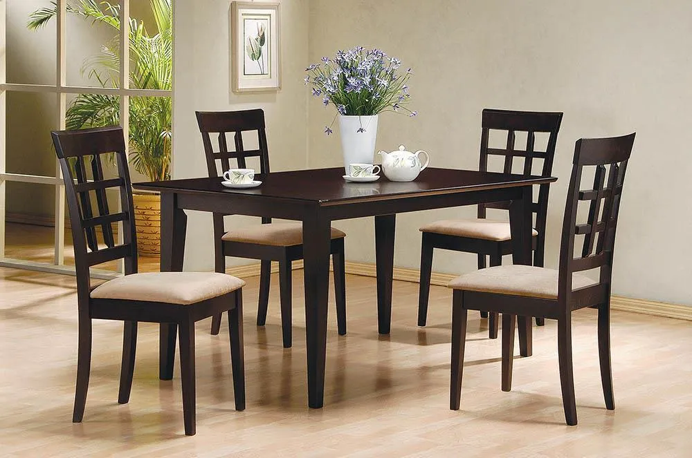 Gabriel Cappuccino/Tan Lattice Back Side Chairs, Set of 2 - Image 9