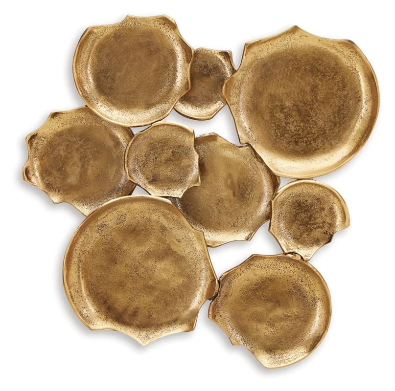Gageton Antique Gold Finish Wall Decor - Image 3