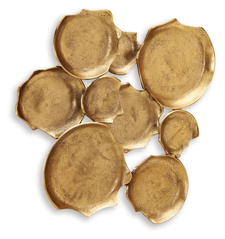 Gageton Antique Gold Finish Wall Decor - Image 4