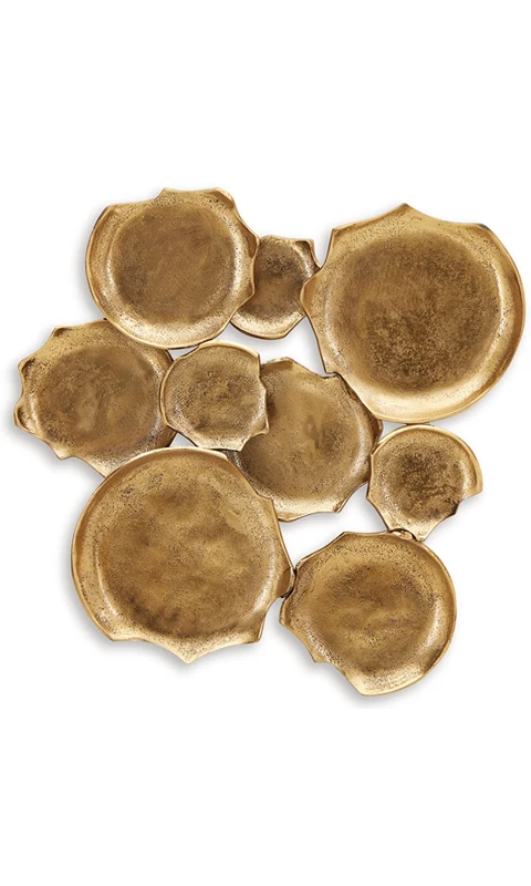 Gageton Antique Gold Finish Wall Decor - Image 6