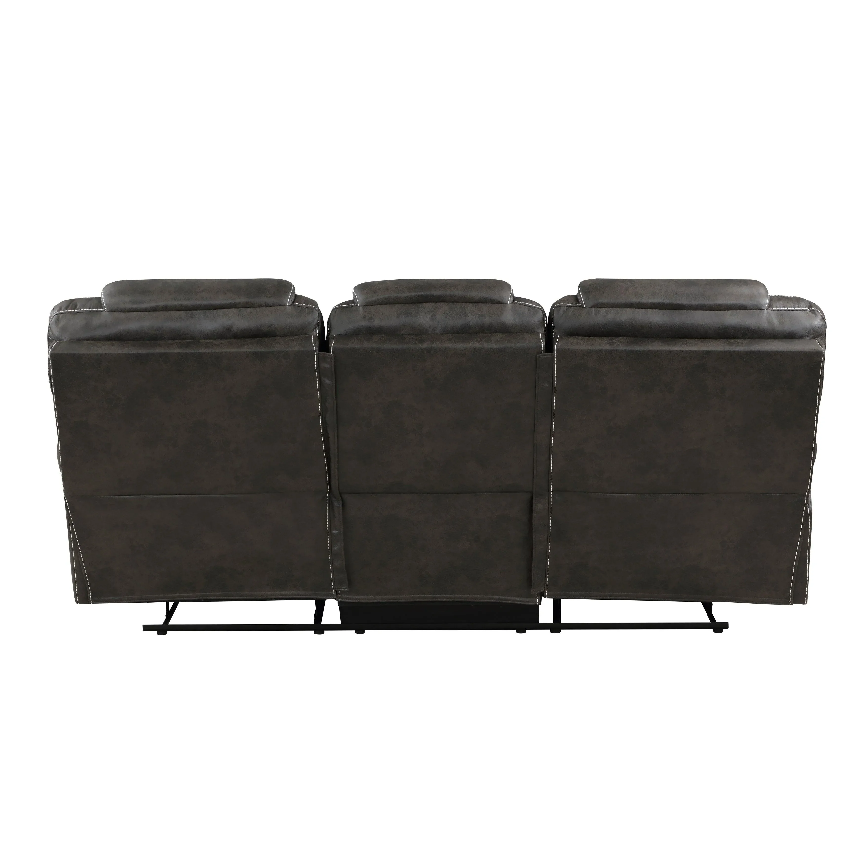 Gainesville Chocolate Double Reclining Sofa - Image 4