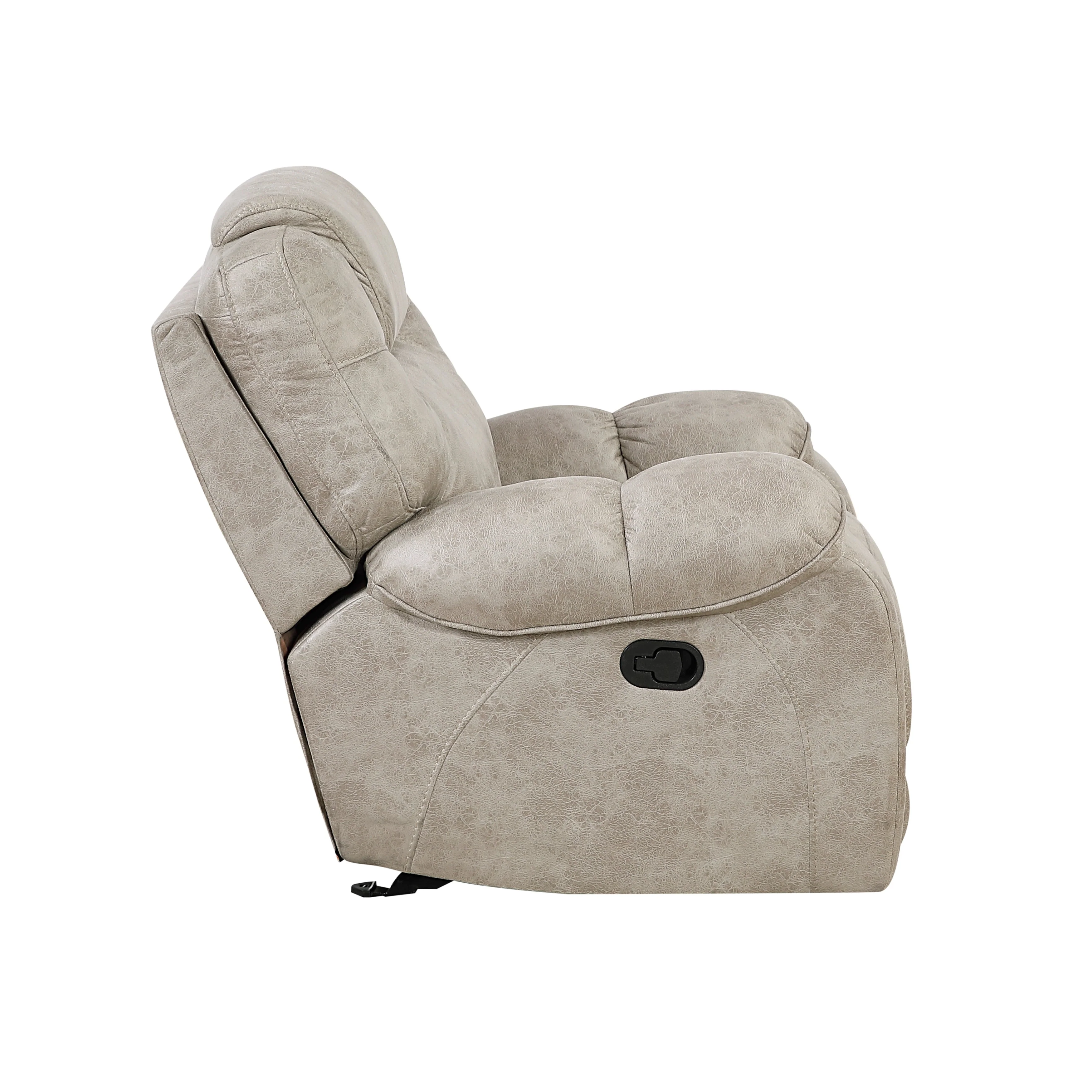 Gainesville Pewter Glider Reclining Chair - Image 3