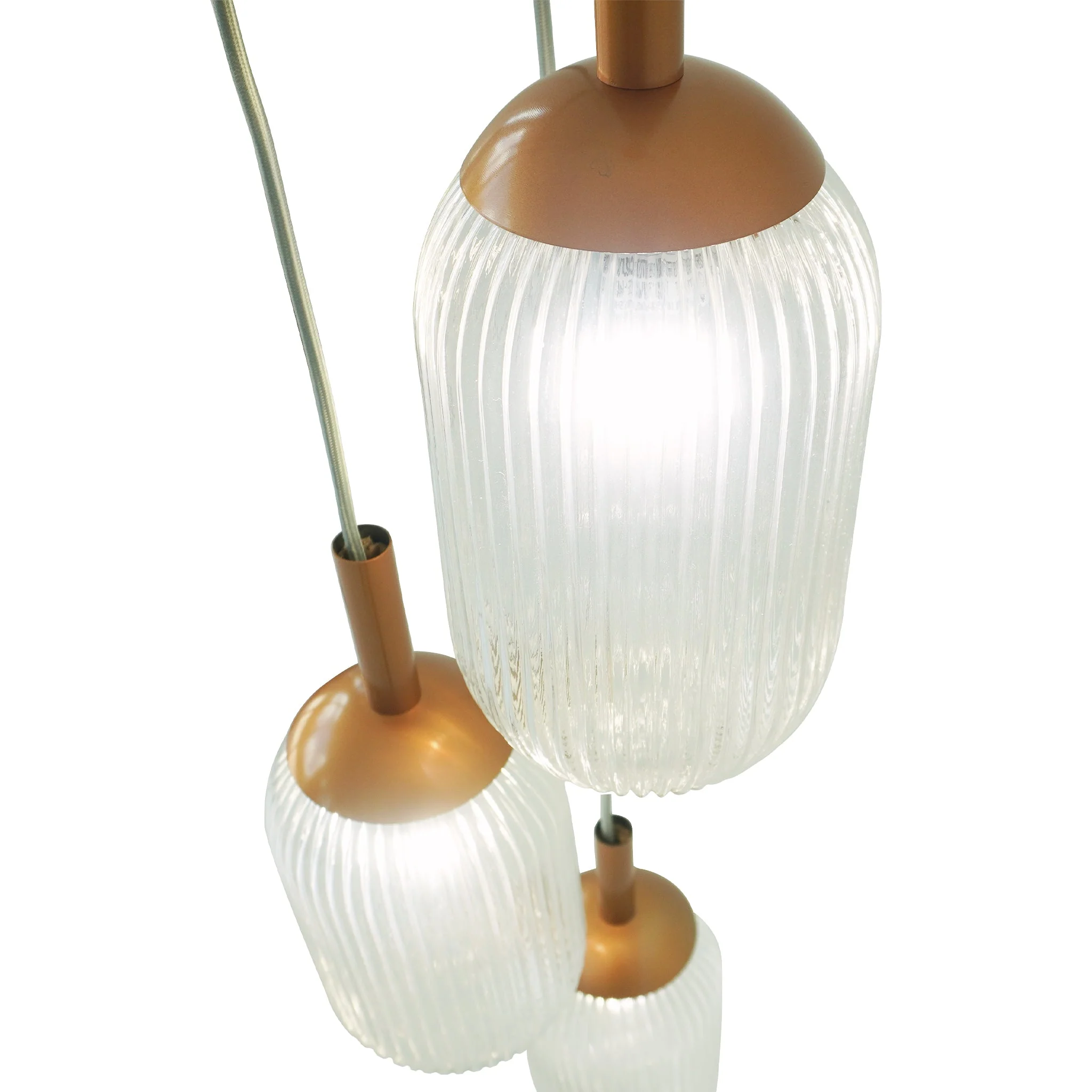 Gala Pendant Lamp - Bronze and Clear - Image 5