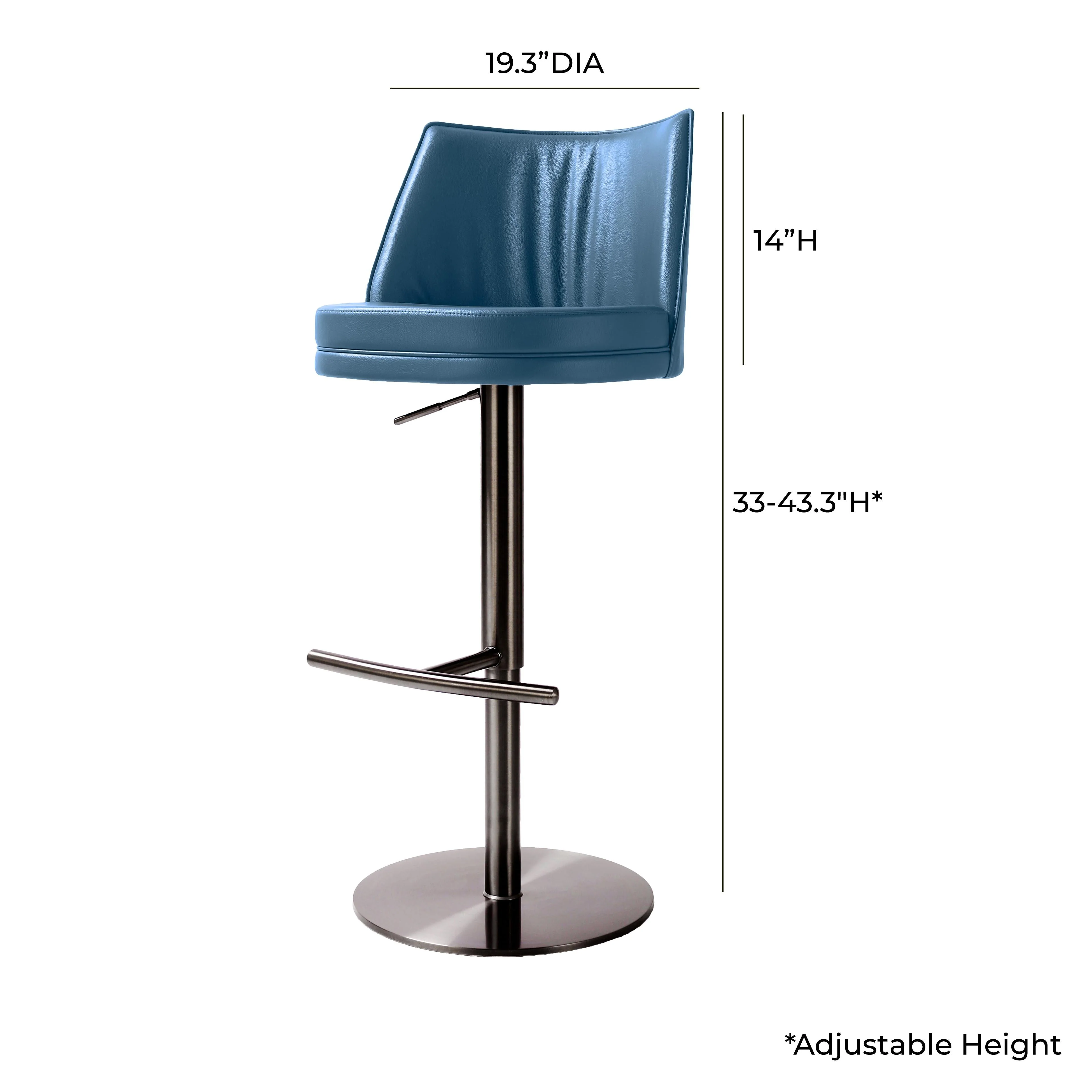 Gala Performance Vegan Leather Adjustable Stool - Image 6