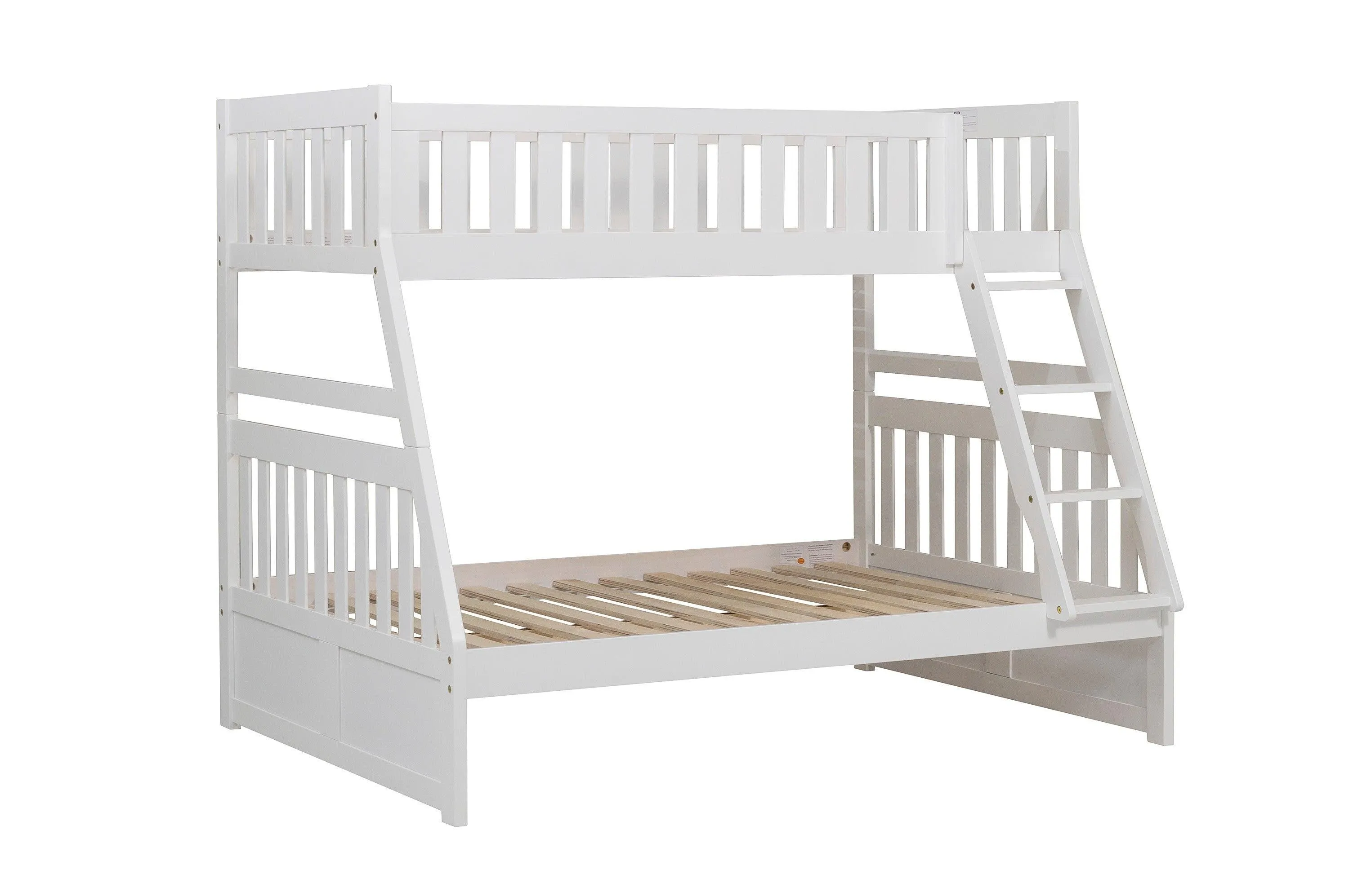 Galen White Twin/Full Bunk Bed - Image 2