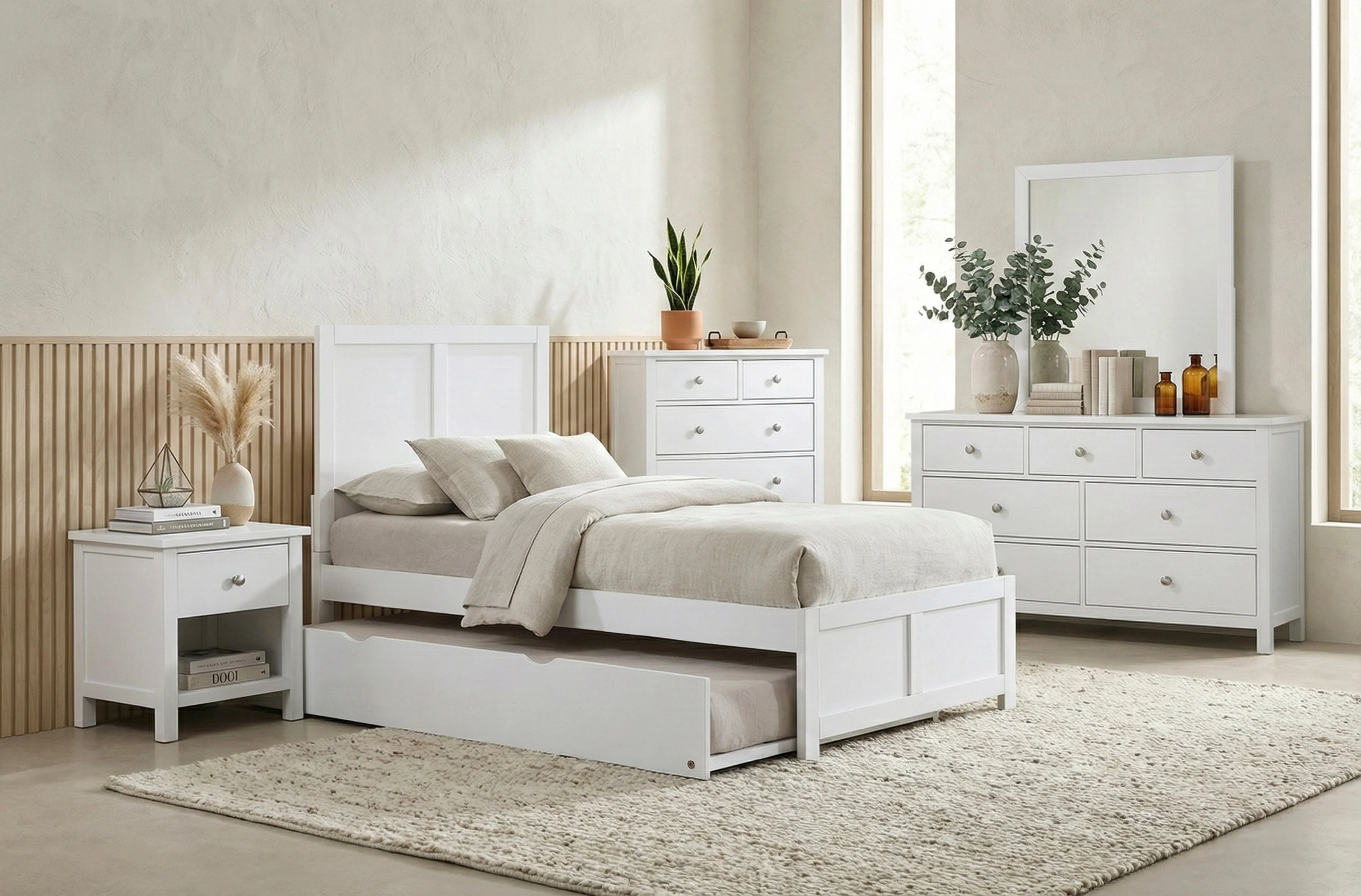 Galen White Twin Platform Bed - Image 20