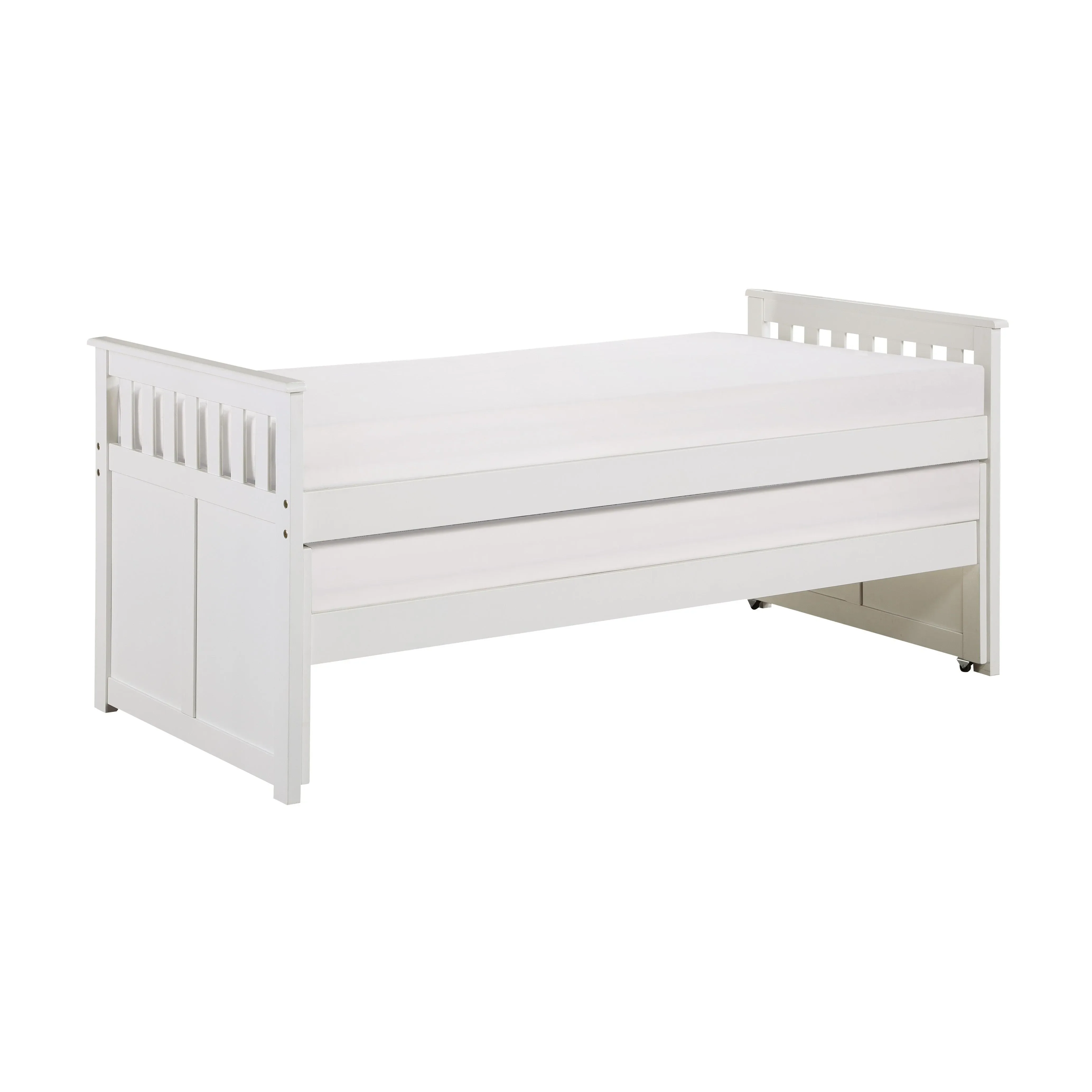 Galen White Twin/Twin Bed - Image 2
