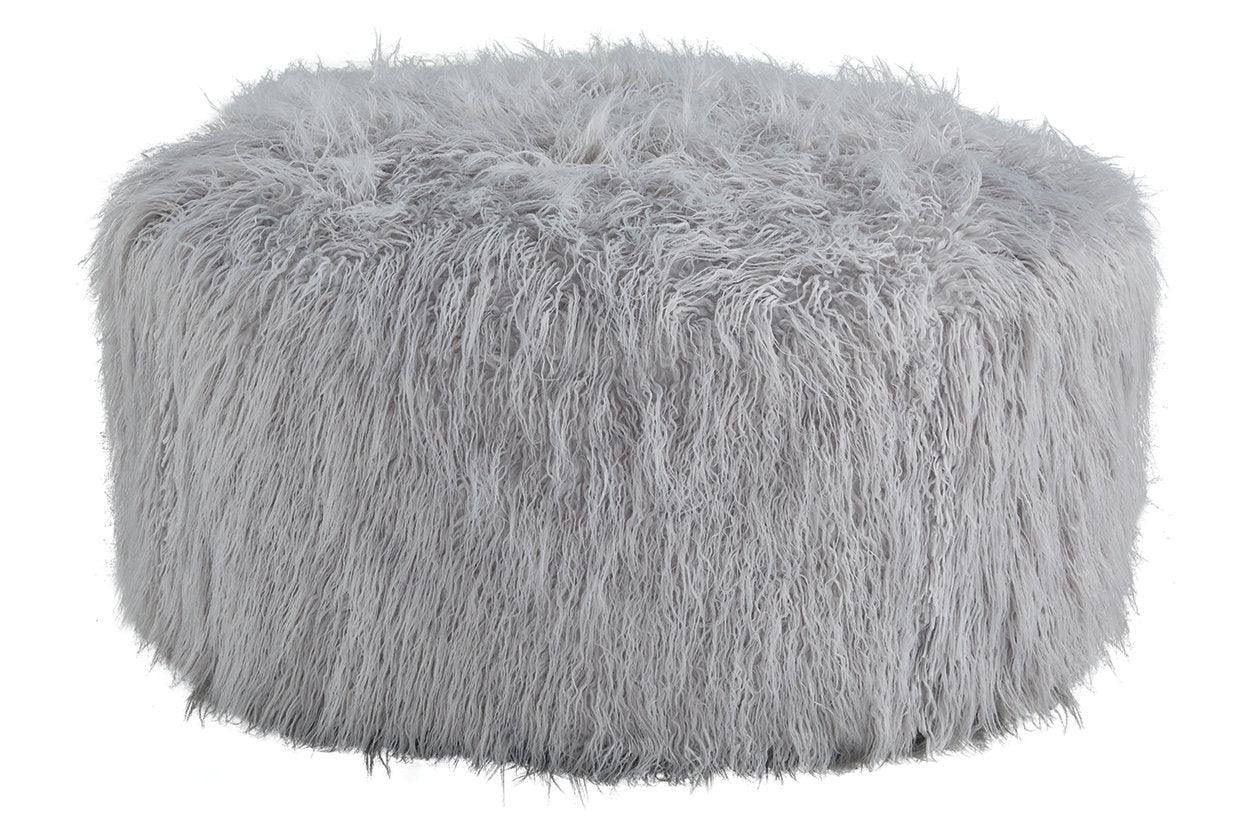 Galice Light Gray Oversized Accent Ottoman - Image 2