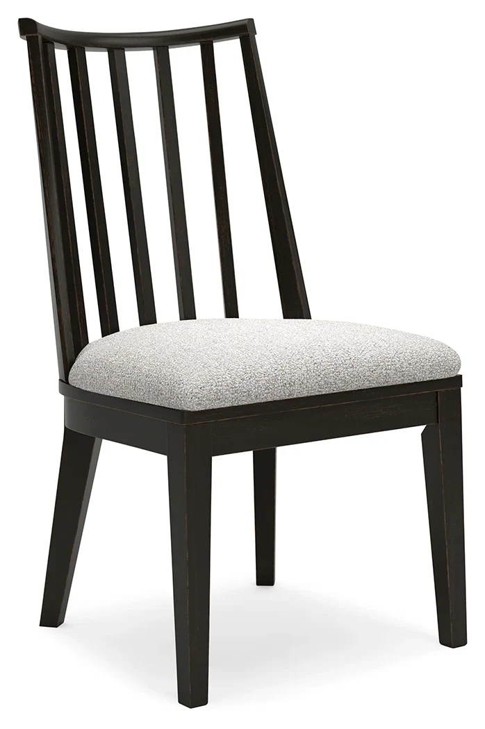 Galliden Black/Brown Extendable Dining Table and 6 Chairs - Image 6