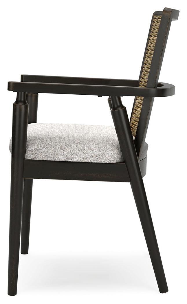 Galliden Black Dining Arm Chair, Set of 2 - Image 7