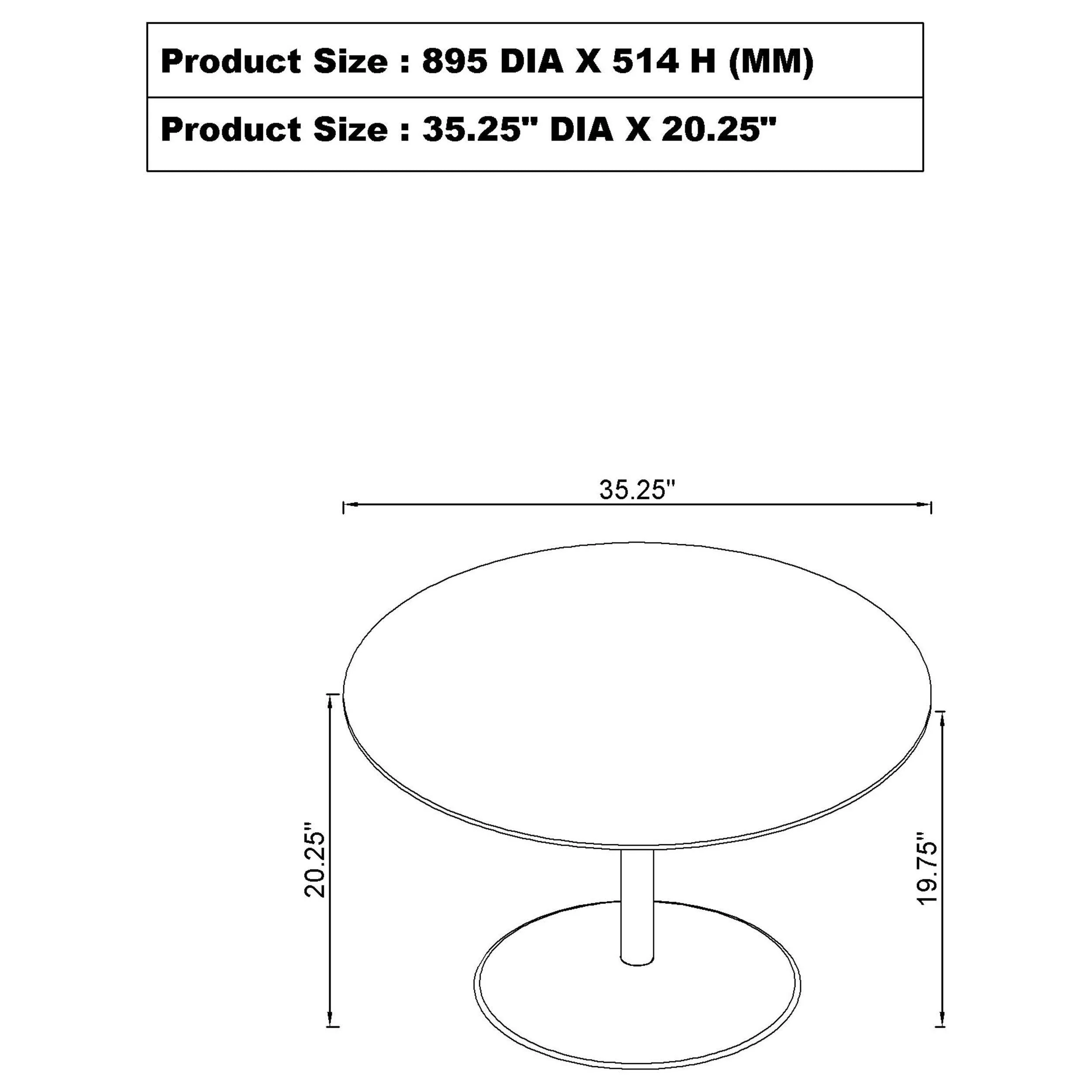 Ganso Black 3-Piece Round Glass Top Coffee and End Table Set - Image 6
