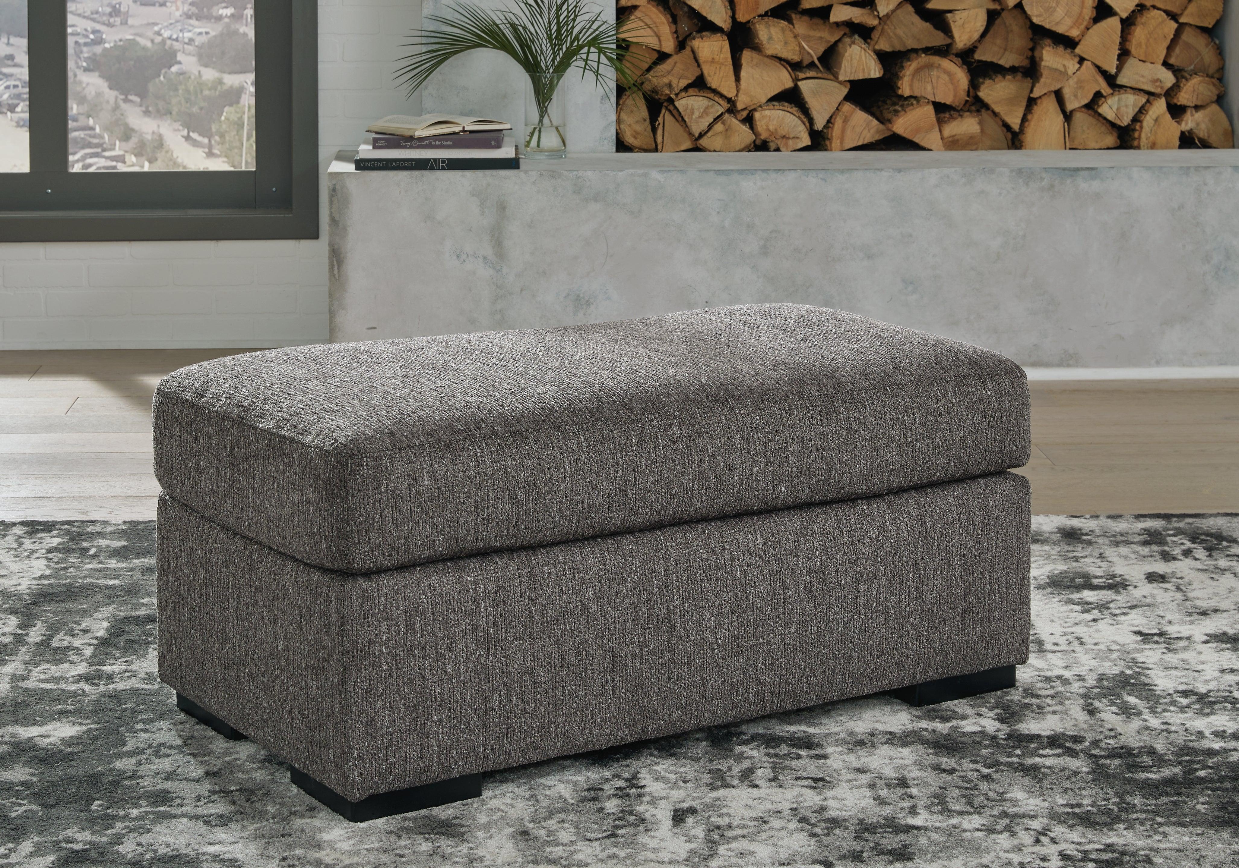 Gardiner Pewter Ottoman - Image 6