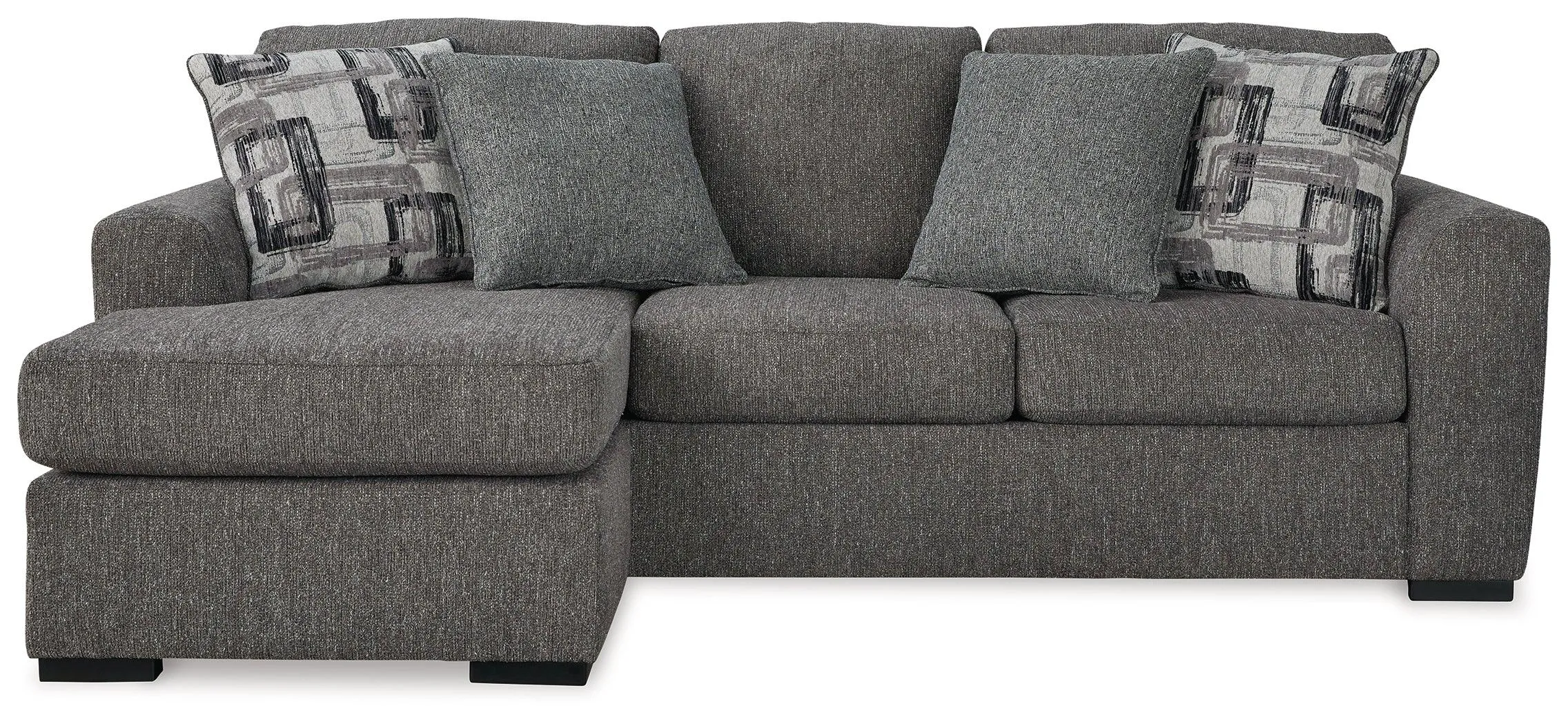 Gardiner Pewter Reversible Sofa Chaise - Image 5